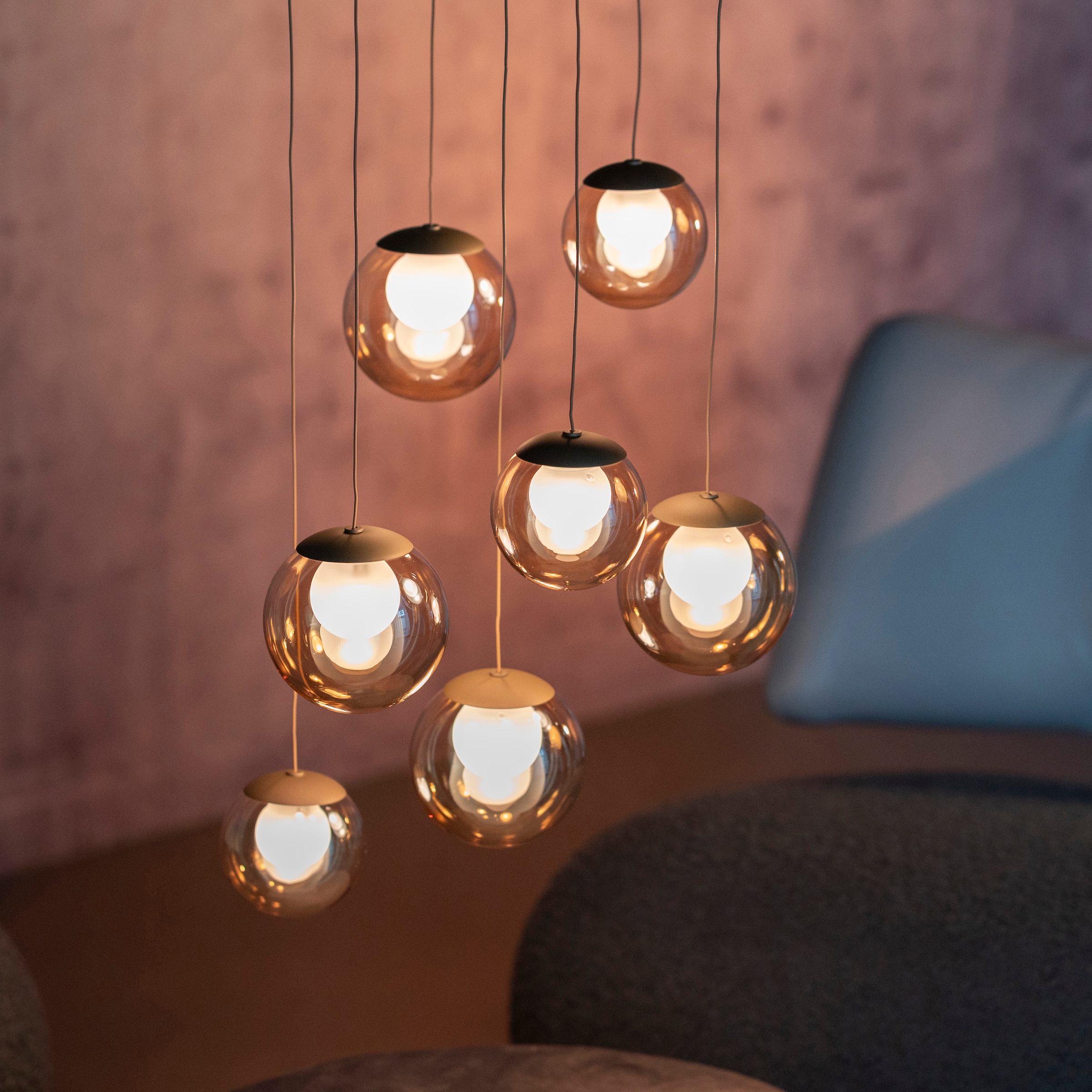 Neuhaus PURE LED Pendelleuchte »PURE Popup« LED-Board 1 Stk. warmweiß - kaltweiß Comfort Lift, CCT, dimmbar über Fernbedienung