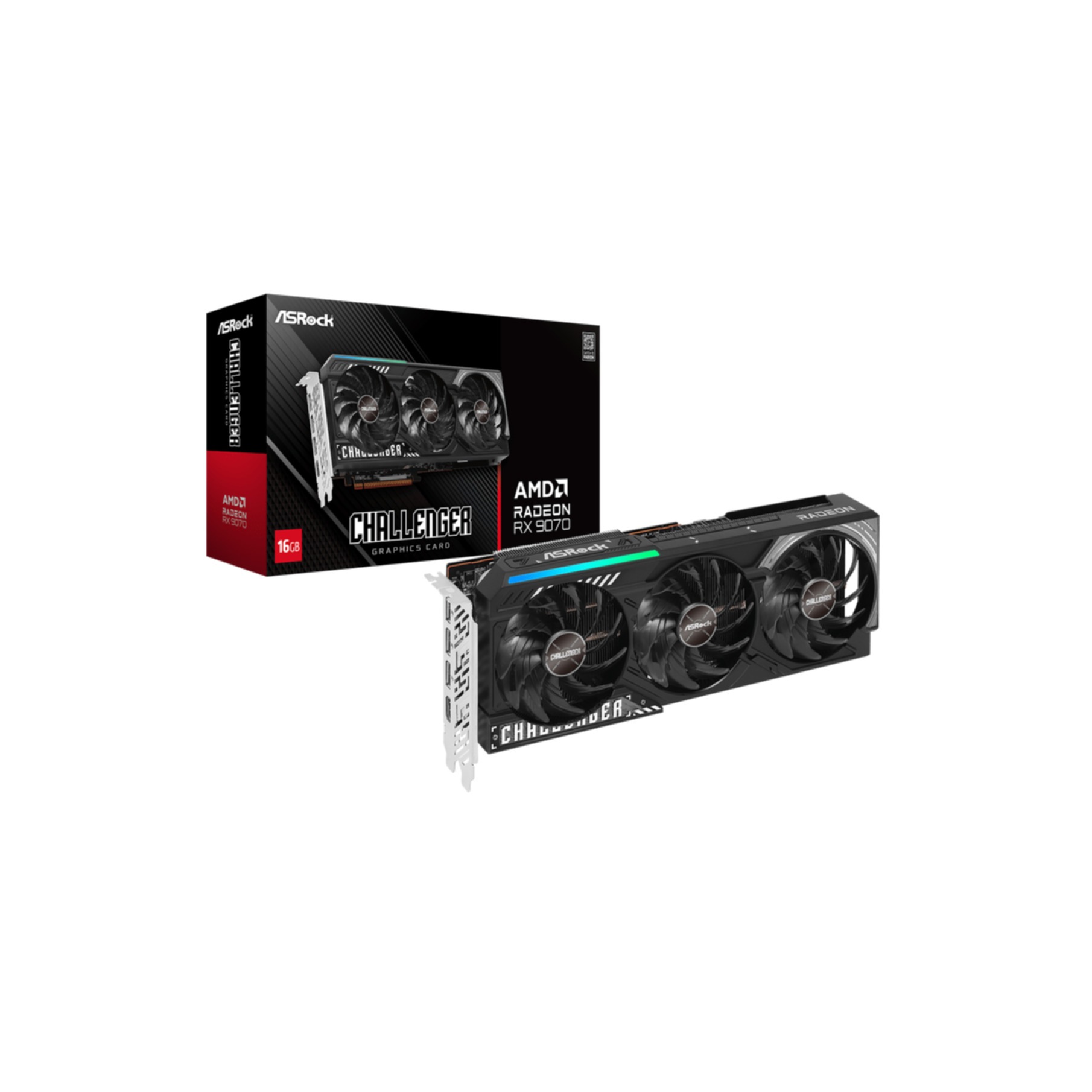 ASROCK Grafikkarte "Radeon RX 9070"ohne farbbezeichnung, Grafikkarten