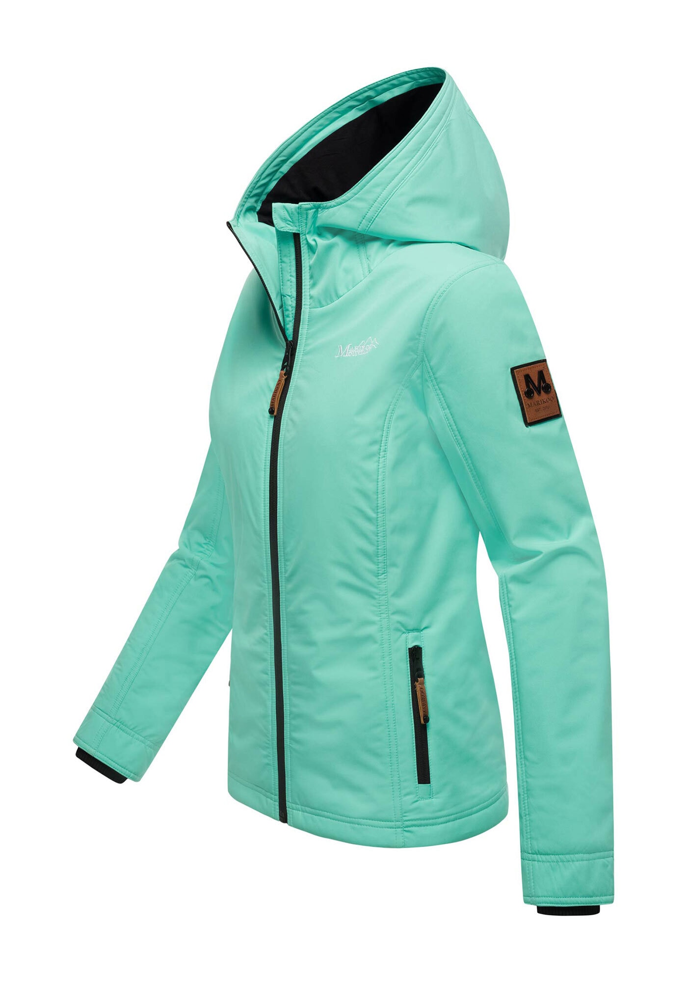Marikoo Outdoorjacke »Brombeere«, sportliche Übergangsjacke mit Kapuze
