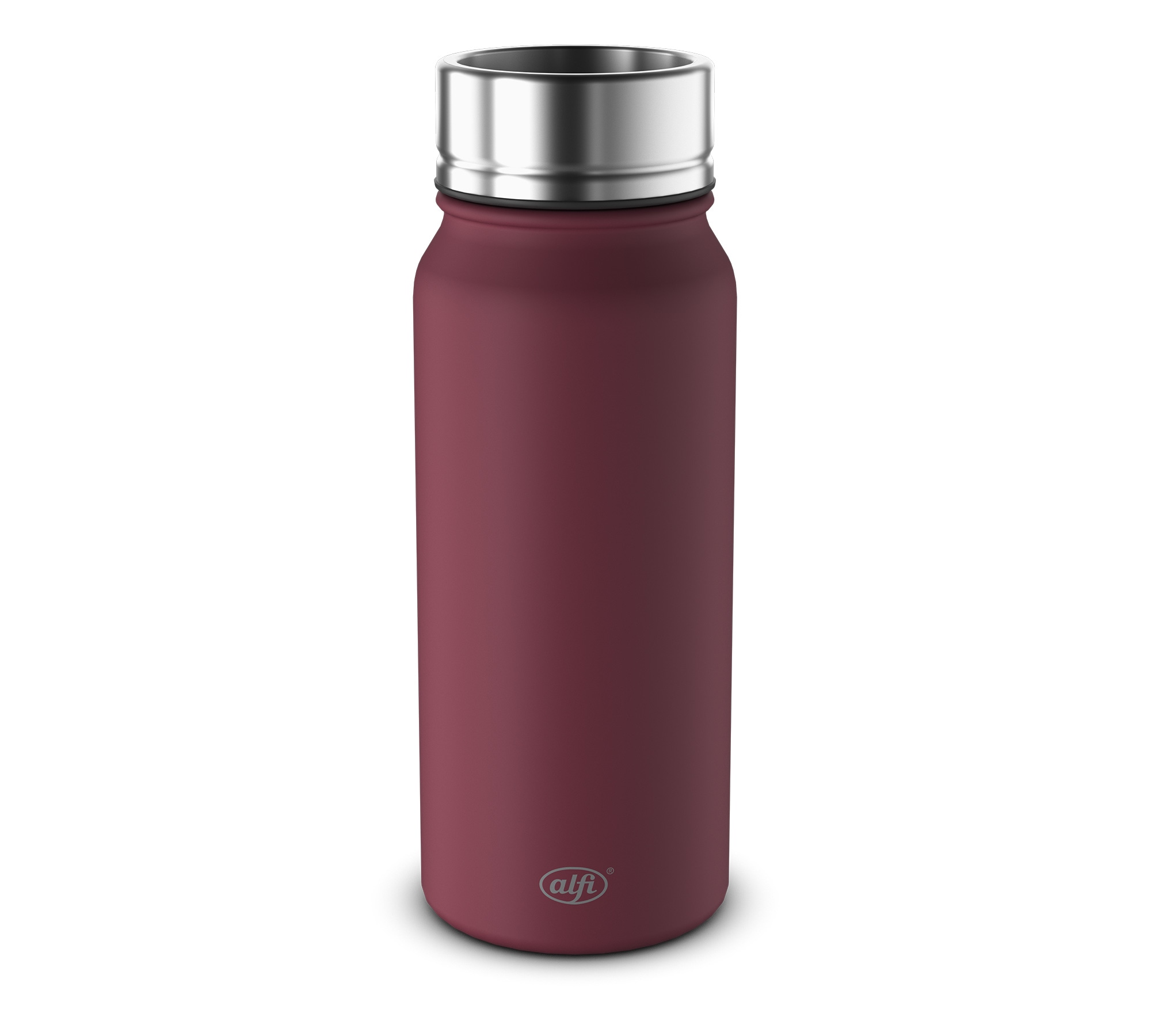 Alfi Thermobecher "PURE DRINKING MUG, absolut dicht, spülmaschinenfest" 0,50l, 9h heiß & 18h kalt, mit Druckknopf, Pulverbeschichtung