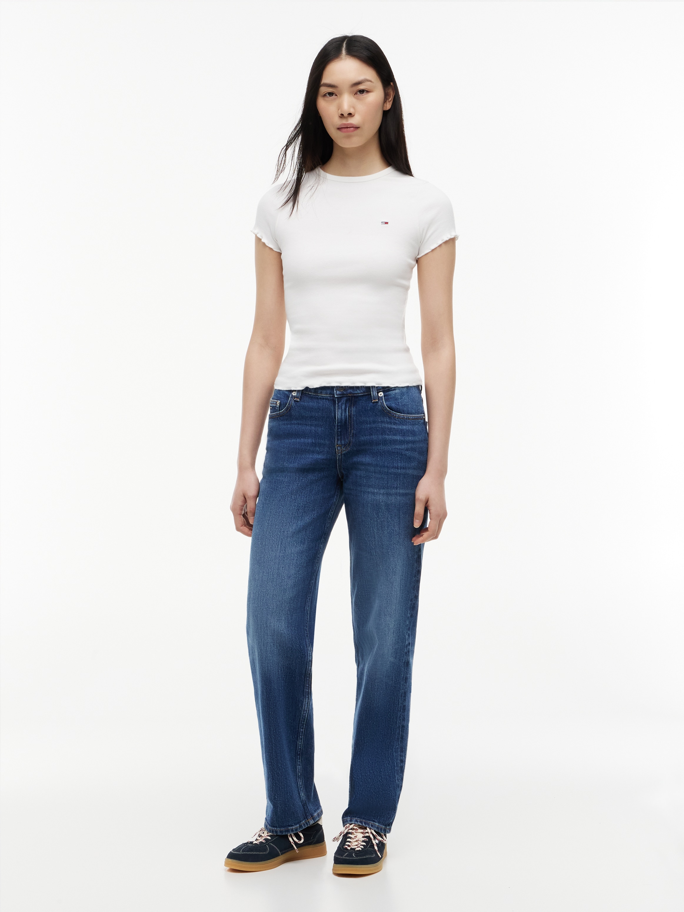 Tommy Jeans Straight-Jeans »SOPHIE LW STR BJ0155« Baumwollmischung, low waist