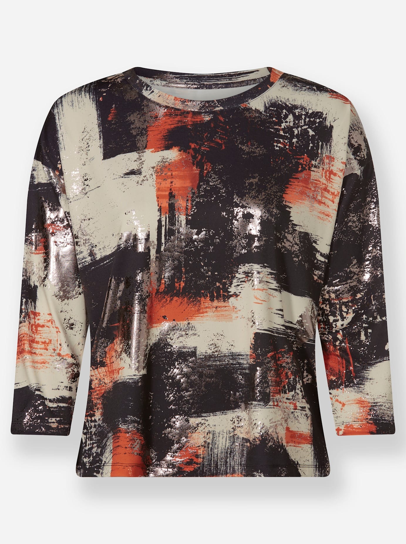 heine 3/4-Arm-Shirt »Druck-Shirt«, (1 tlg.)