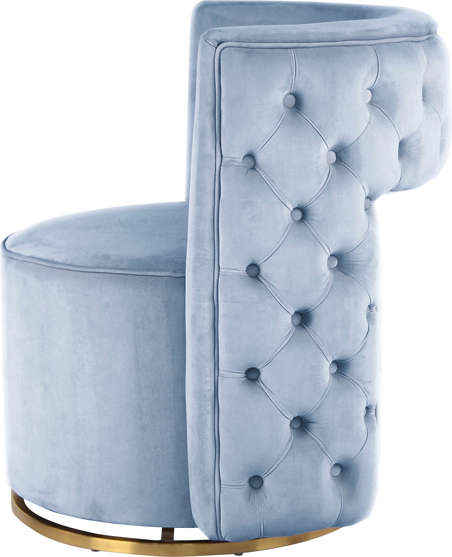 Kayoom Sessel »Drehsessel Sophistic,  hochwertiges Gestell aus Eisen« Sessel, OTTOs Choice, 1 Stk. tlg. drehbar, elegant, samtweich, gesteppt,