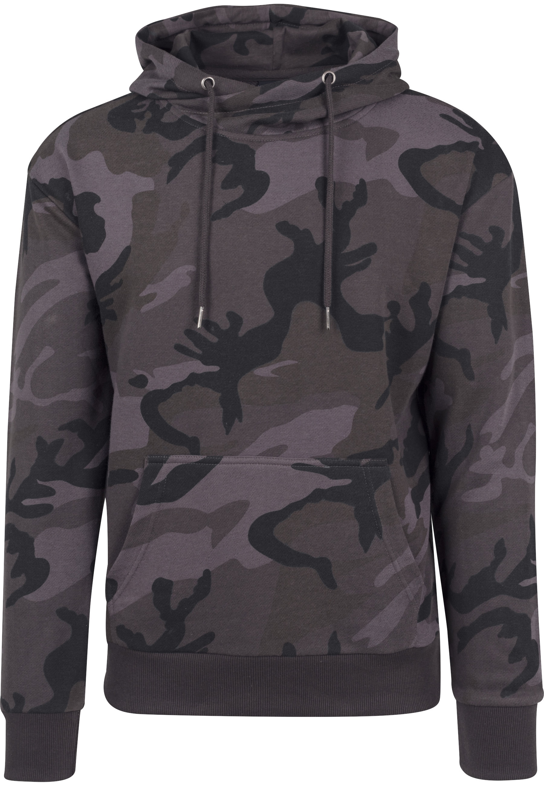 URBAN CLASSICS Hoodie "Urban Classics Herren High Neck Camo Hoody", 1 Stk.