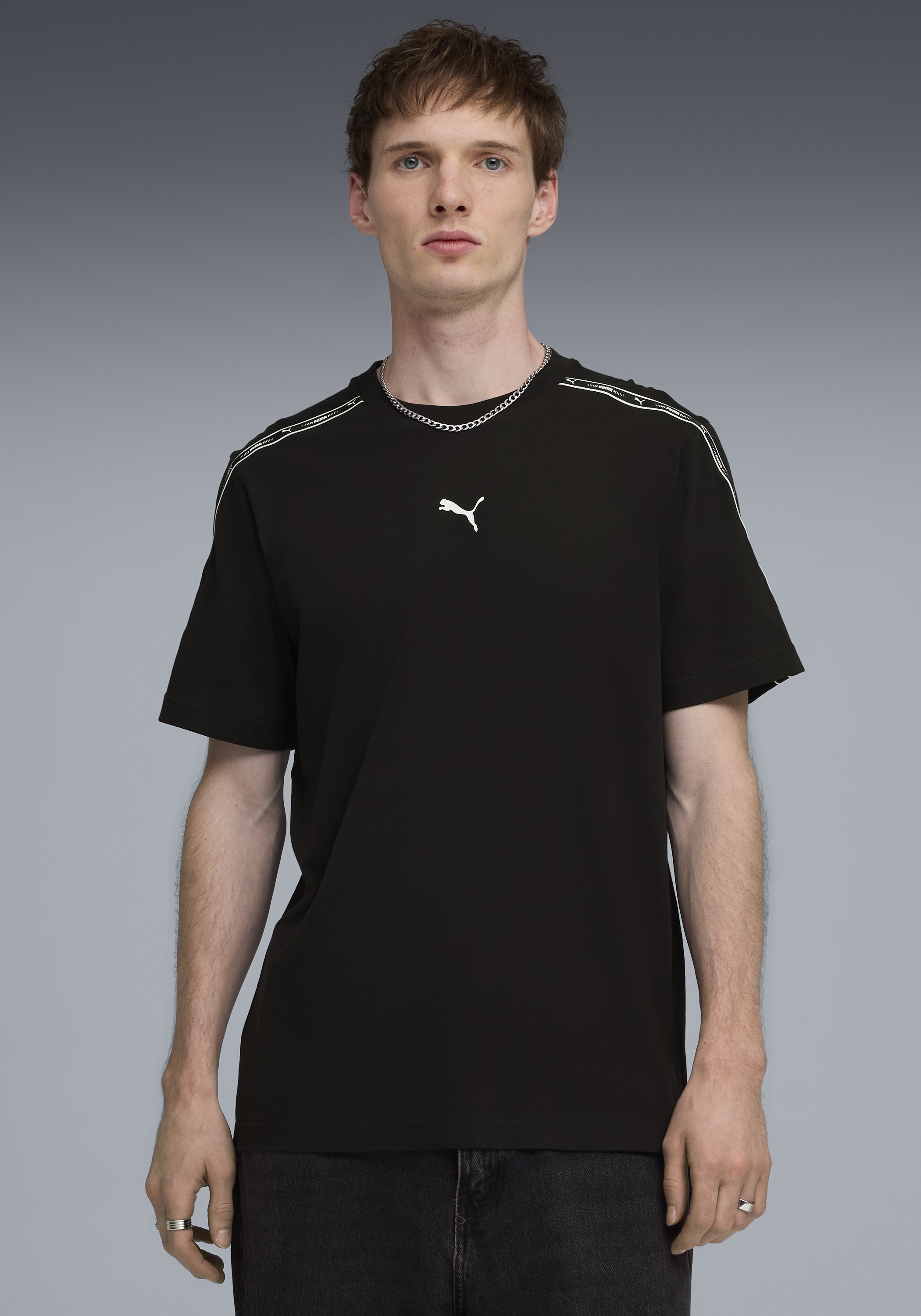 PUMA T-Shirt "ESS TAPE TEE" Regular Fit, Kurzarm, für sportlichen Look, aus günstig online kaufen