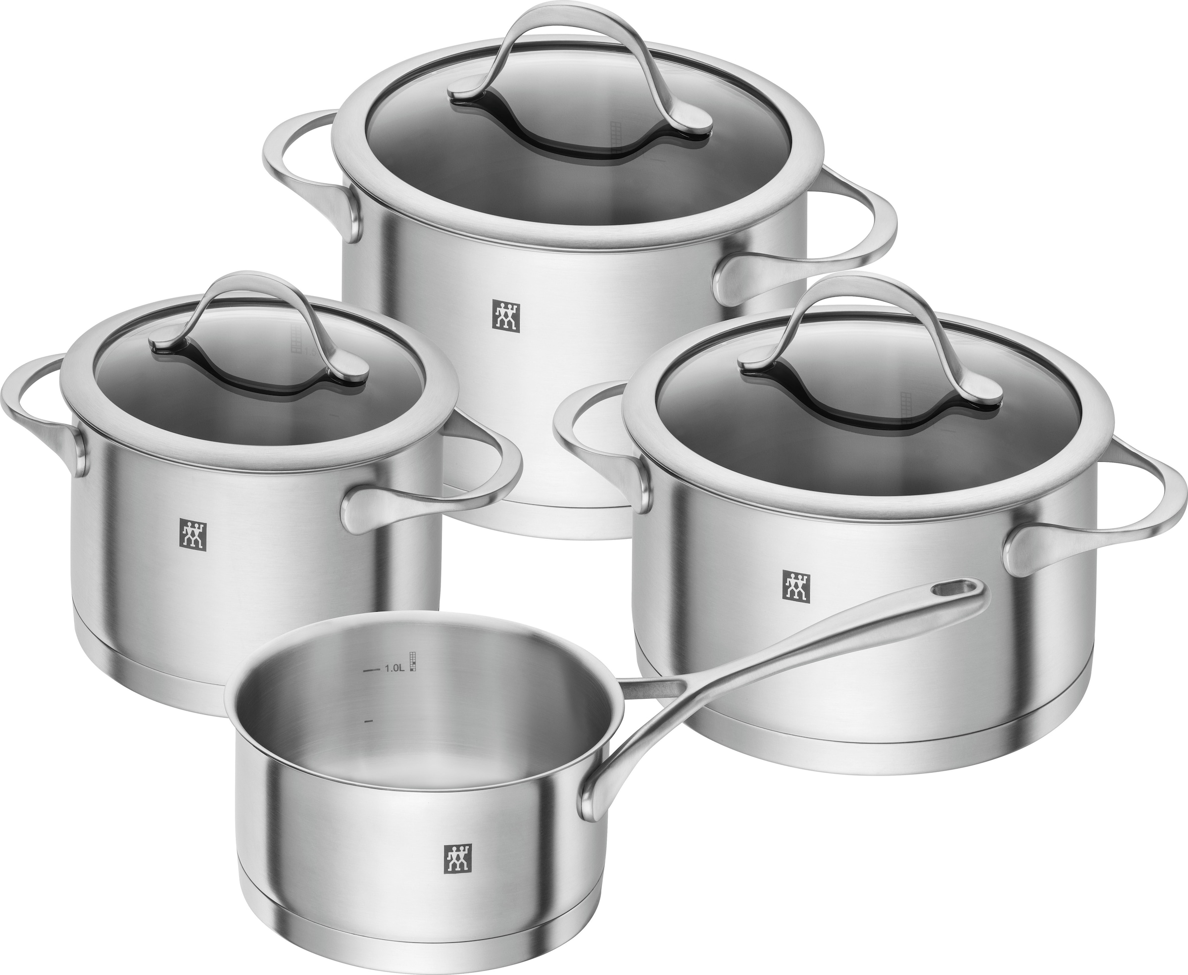 Zwilling Topf-Set "Essence" Set, je 1 Kochtopf Ø 16/20 cm, 1 Bratentopf Ø 2 günstig online kaufen