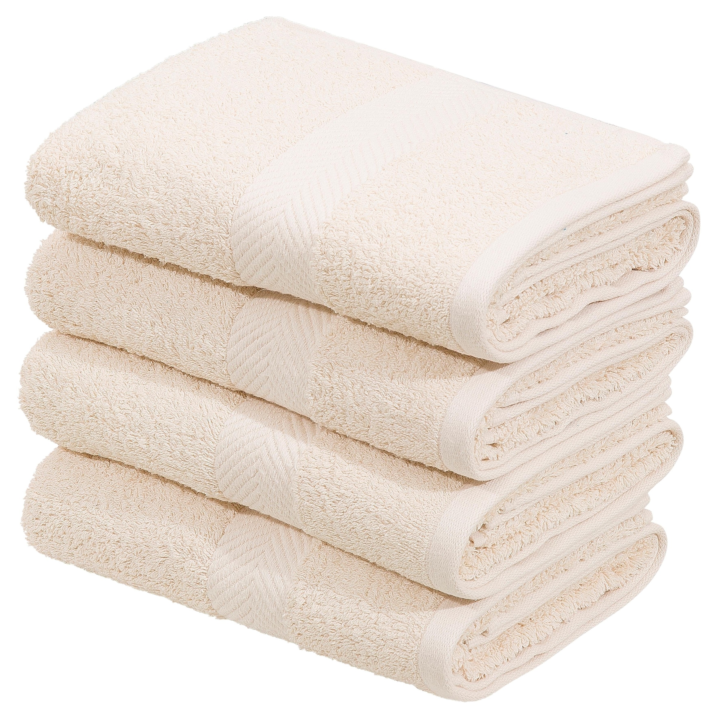 Home affaire Handtücher »Eva, 4 Handtücher 50x100«, (4 St.), Premium-Qualität 550g/m², flauschig, Handtuchset aus 100 % Baumwolle