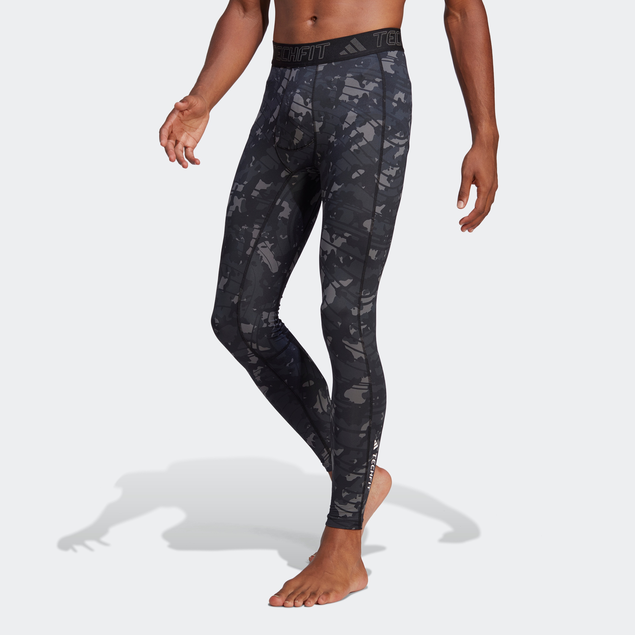 Nike Pro Training tights in all over camo print