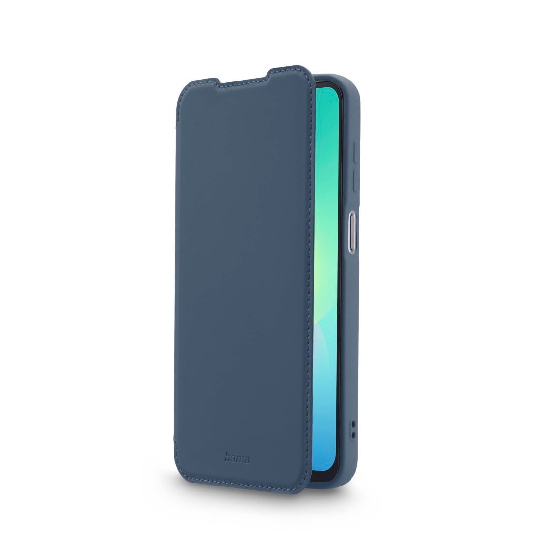 Hama Smartphone-Hülle »Handytasche für Samsung Galaxy A27 5G Blau« 2 Kartenfächer, Rubber-Finish, Kratzschutz, Flap-Verschluss