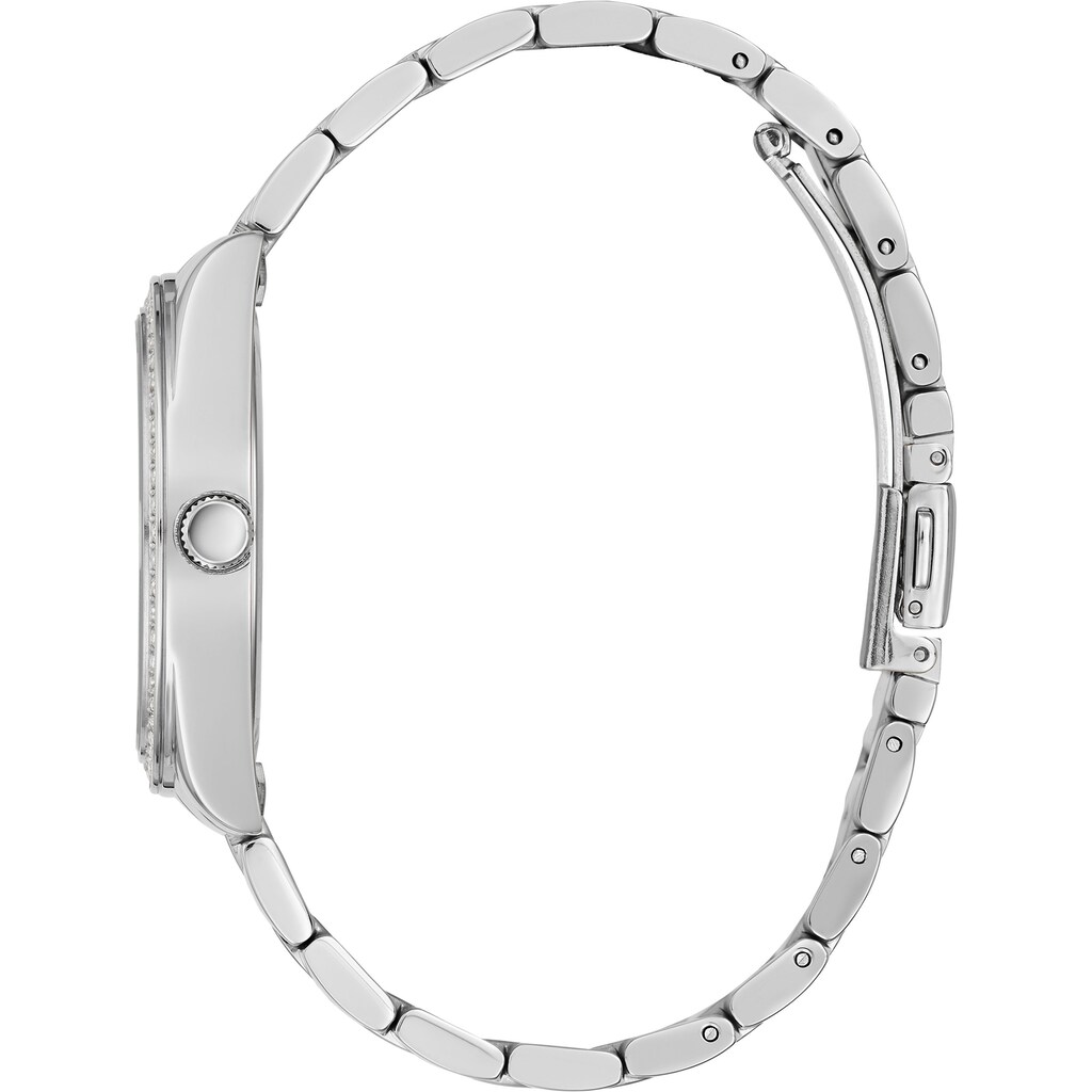Damenmode Uhren Guess Quarzuhr »GW0307L1,LUNA« silberfarben Damenmode Uhren Guess Quarzuhr »GW0307L1,LUNA« silberfarben