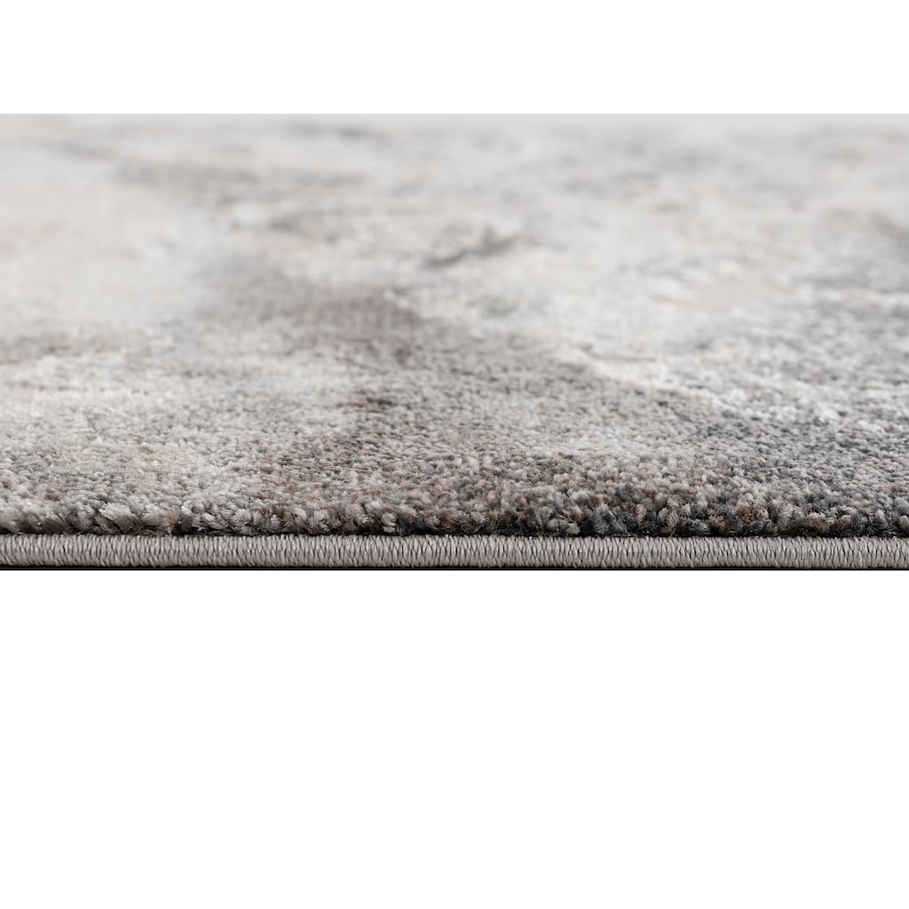 my home Teppich »Marmor«, rechteckig, 12 mm Höhe, modernes Marmor Design, Wohnzimmer