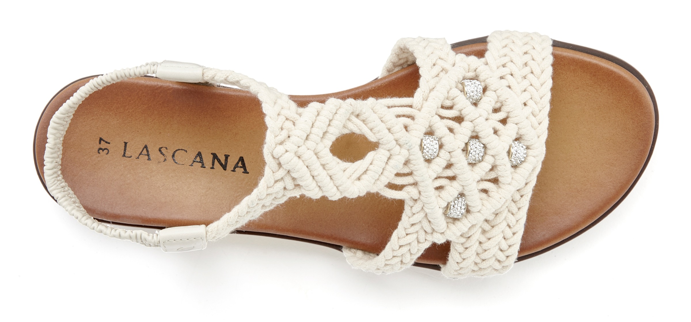 LASCANA Sandale "Sommerschuh, offener Schuh, Pantolette,", in trendiger Häk günstig online kaufen