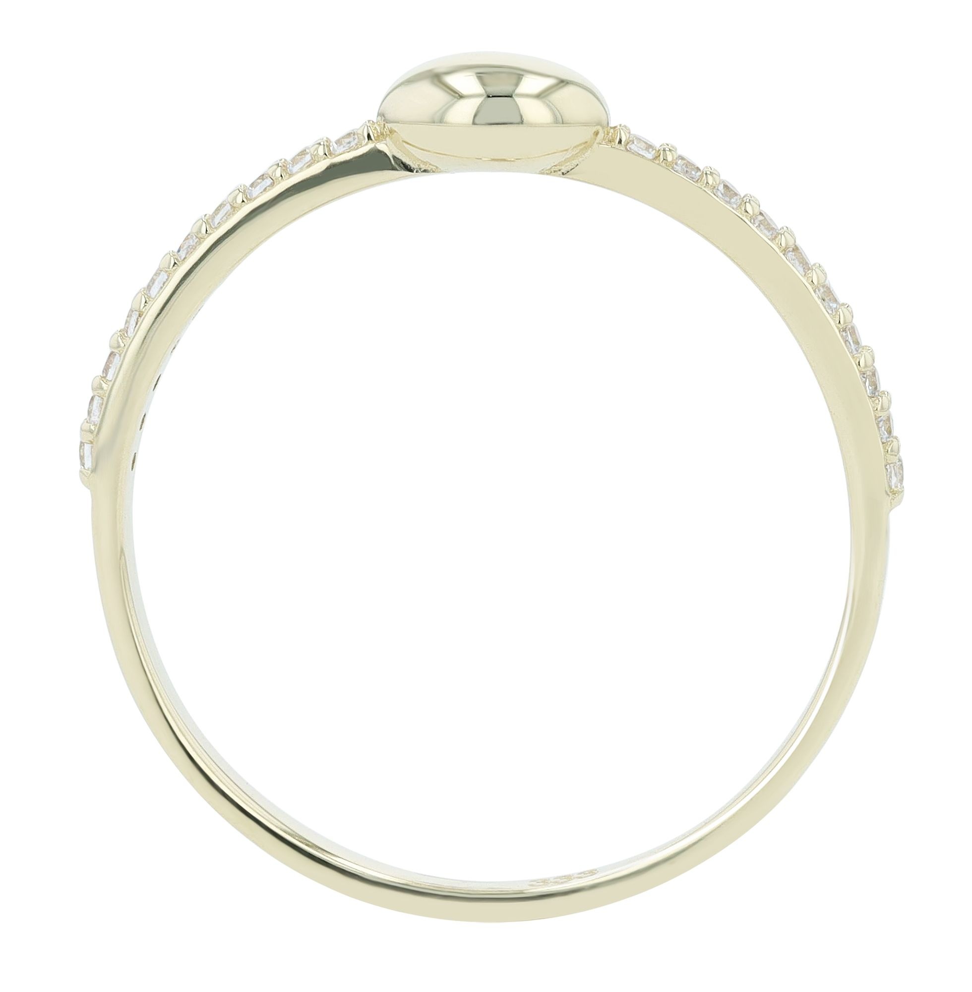 Adelia's Finger Ring 333 Gold Zirconia Gold Size 56 2