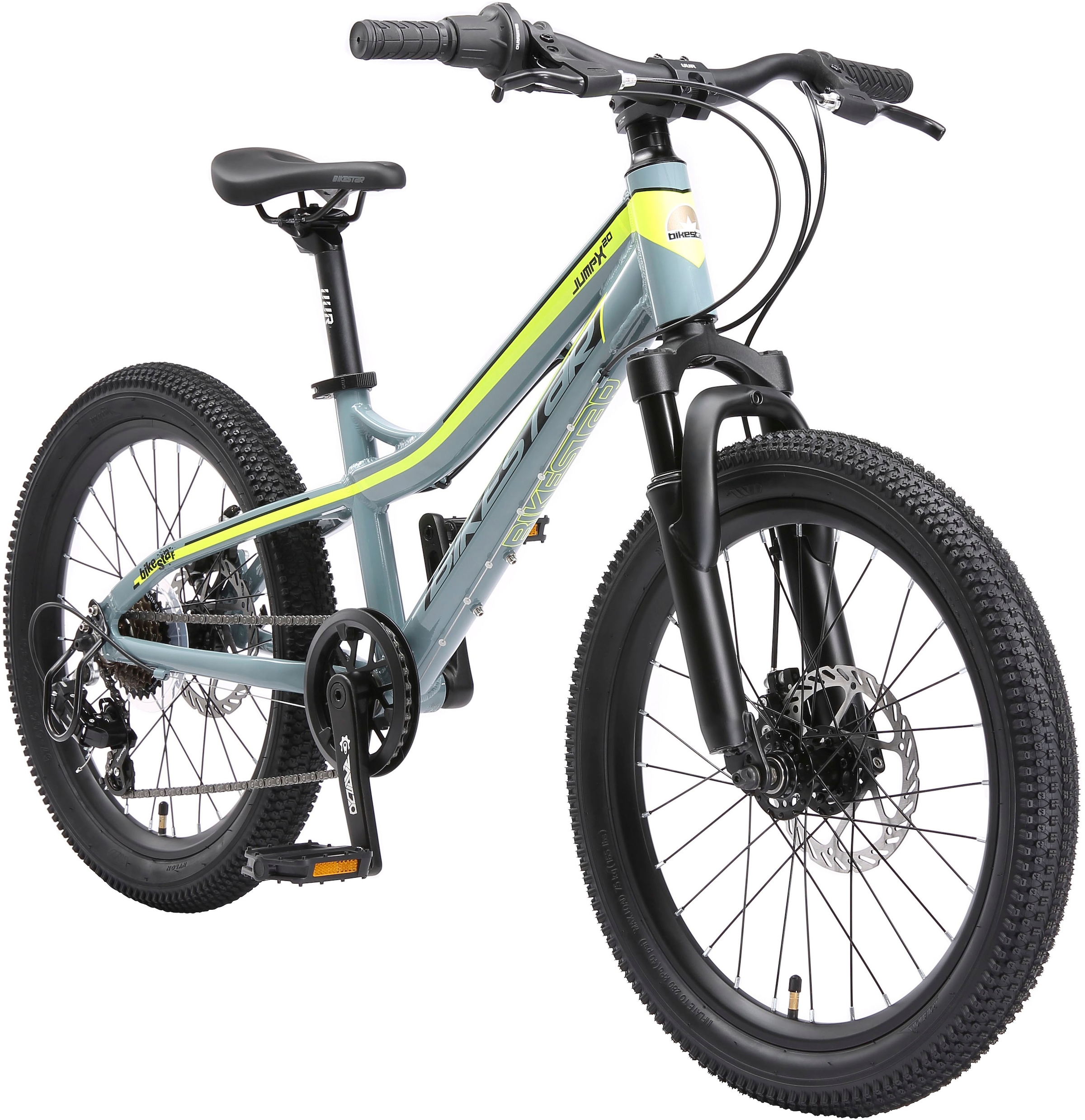 Bikestar Jugendfahrrad, 7 Gang, Shimano, RDTY21 Schaltwerk, Kettenschaltung