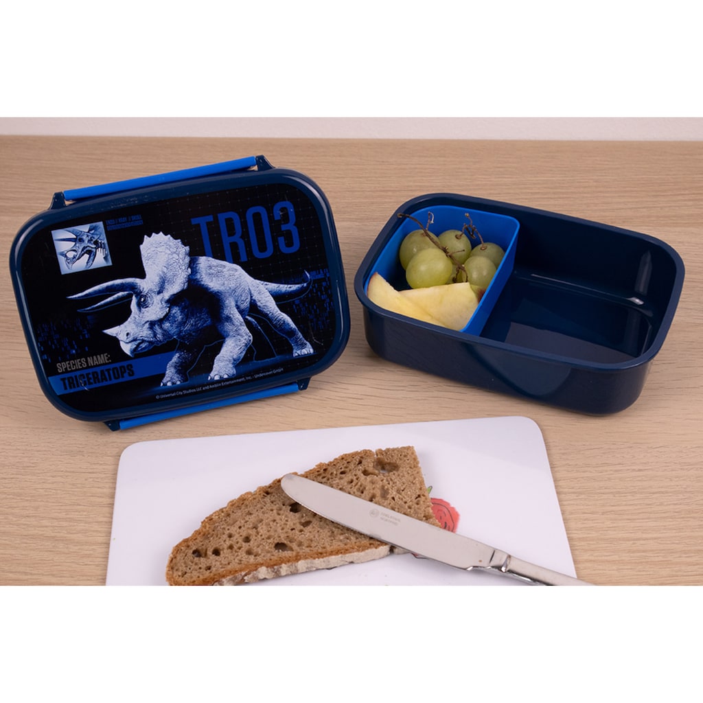 Scooli Lunchbox »Brotdose & Trinkflasche, Jurassic World«, (Set, 2 tlg.)