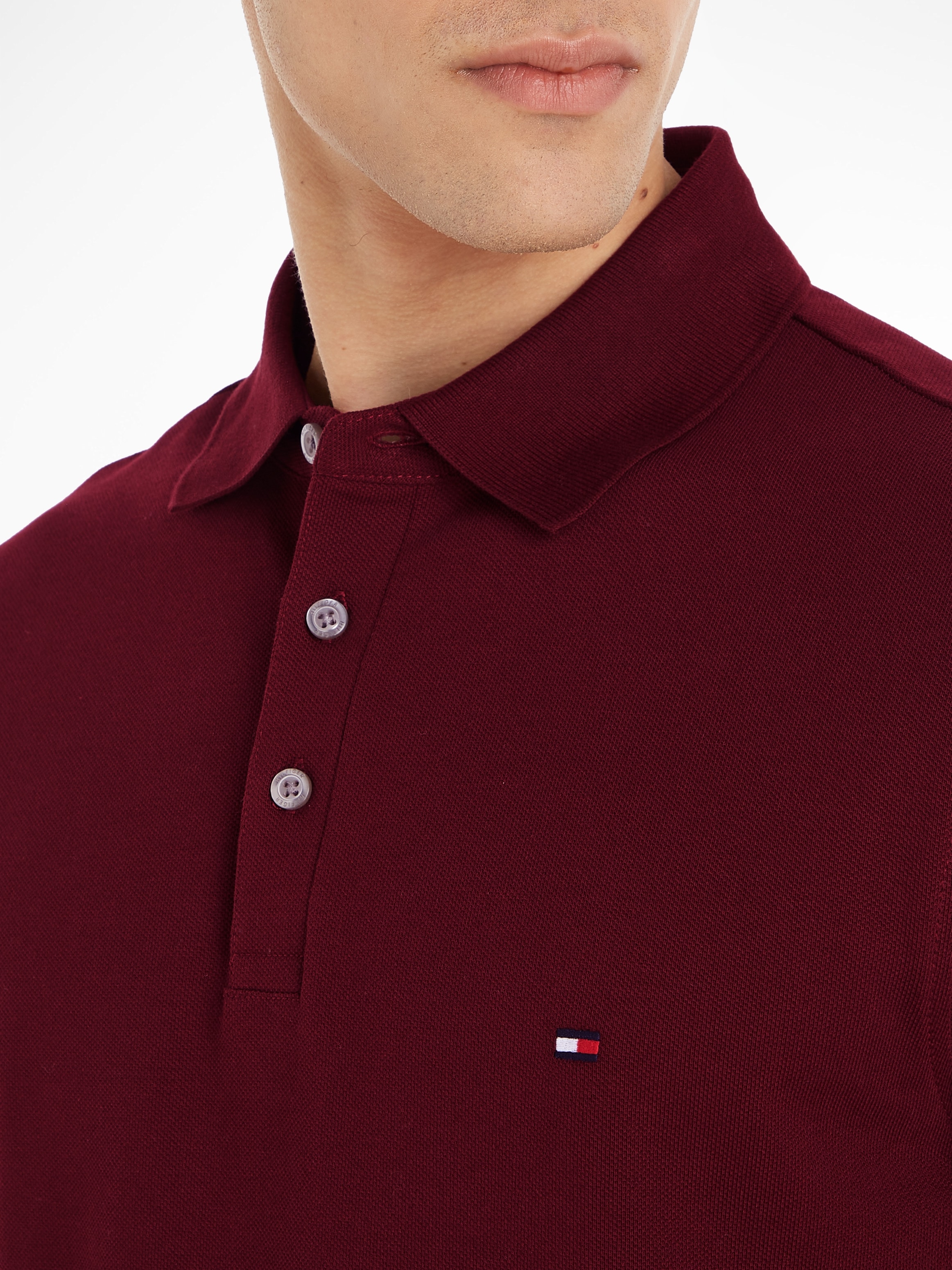 Tommy Hilfiger Poloshirt »1985 SLIM POLO«, aus leicht strukturiertem Piqué-Material