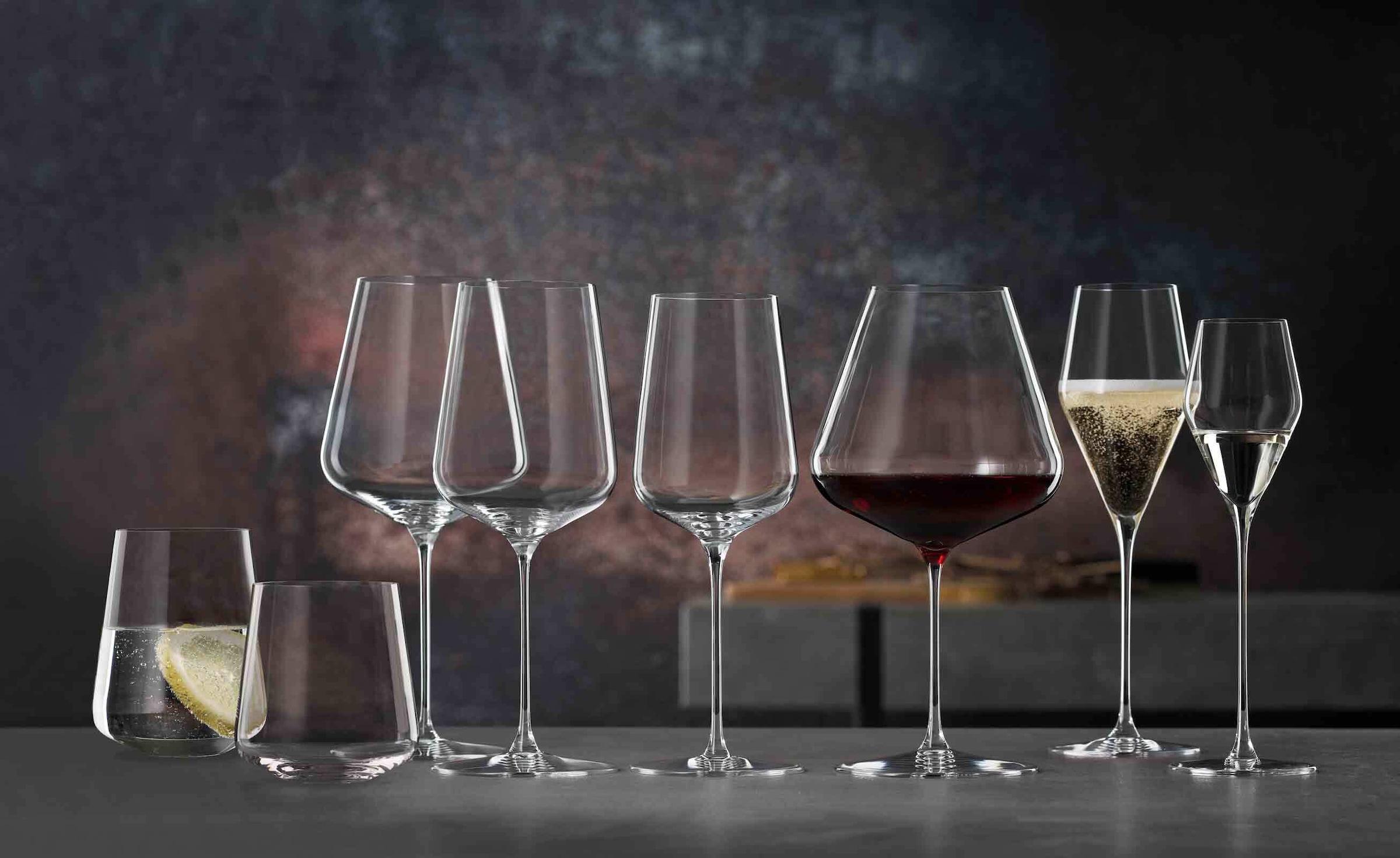 SPIEGELAU Rotweinglas »Burgundergläser + Poliertuch Definition 960 ml 2er Set transparent«