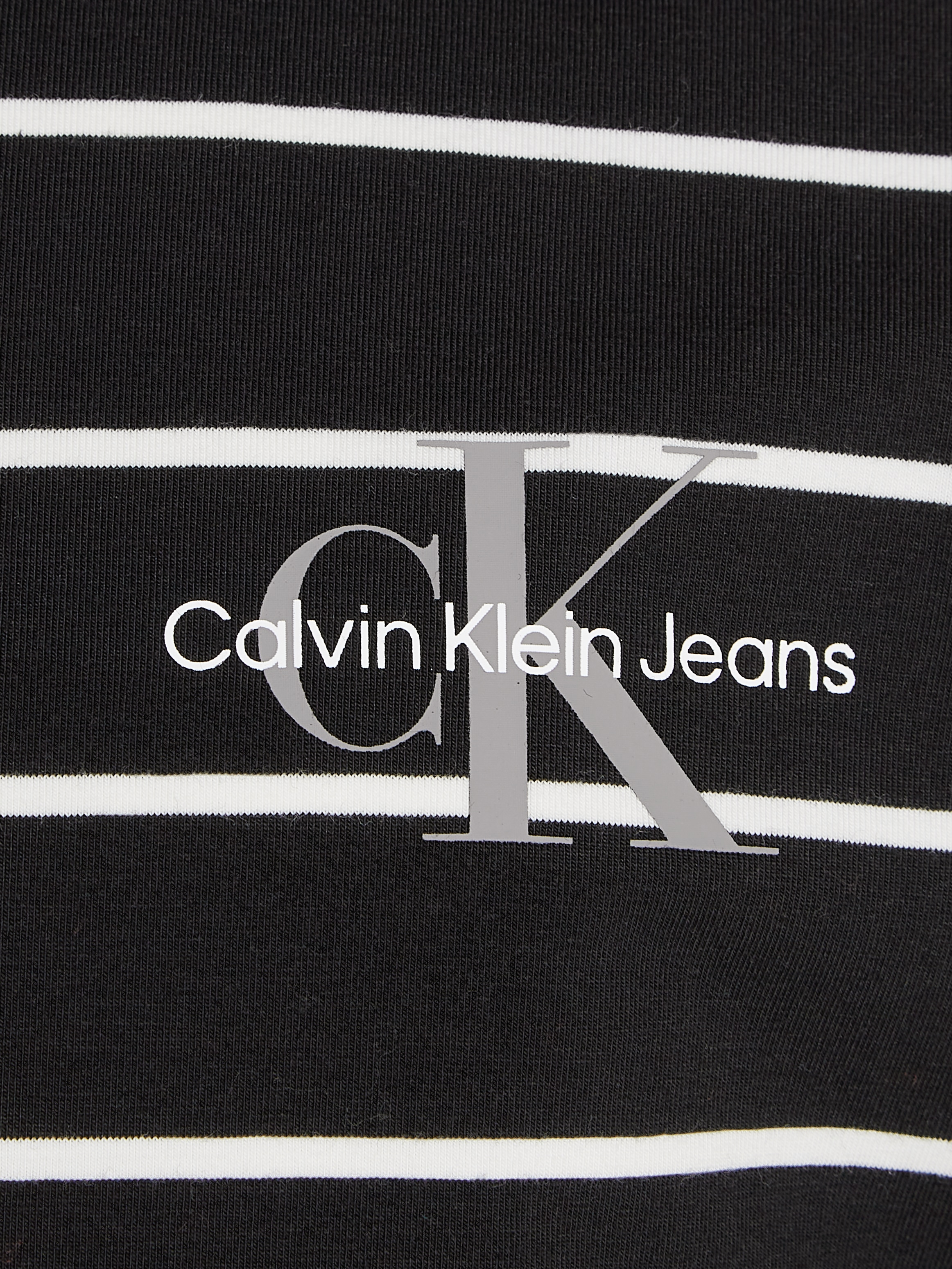 Calvin Klein Jeans Rollkragenshirt »Slim Roll Neck Stripe Ls T-Shirt« für Kinder bis 16 Jahre und mit Logoschriftzug