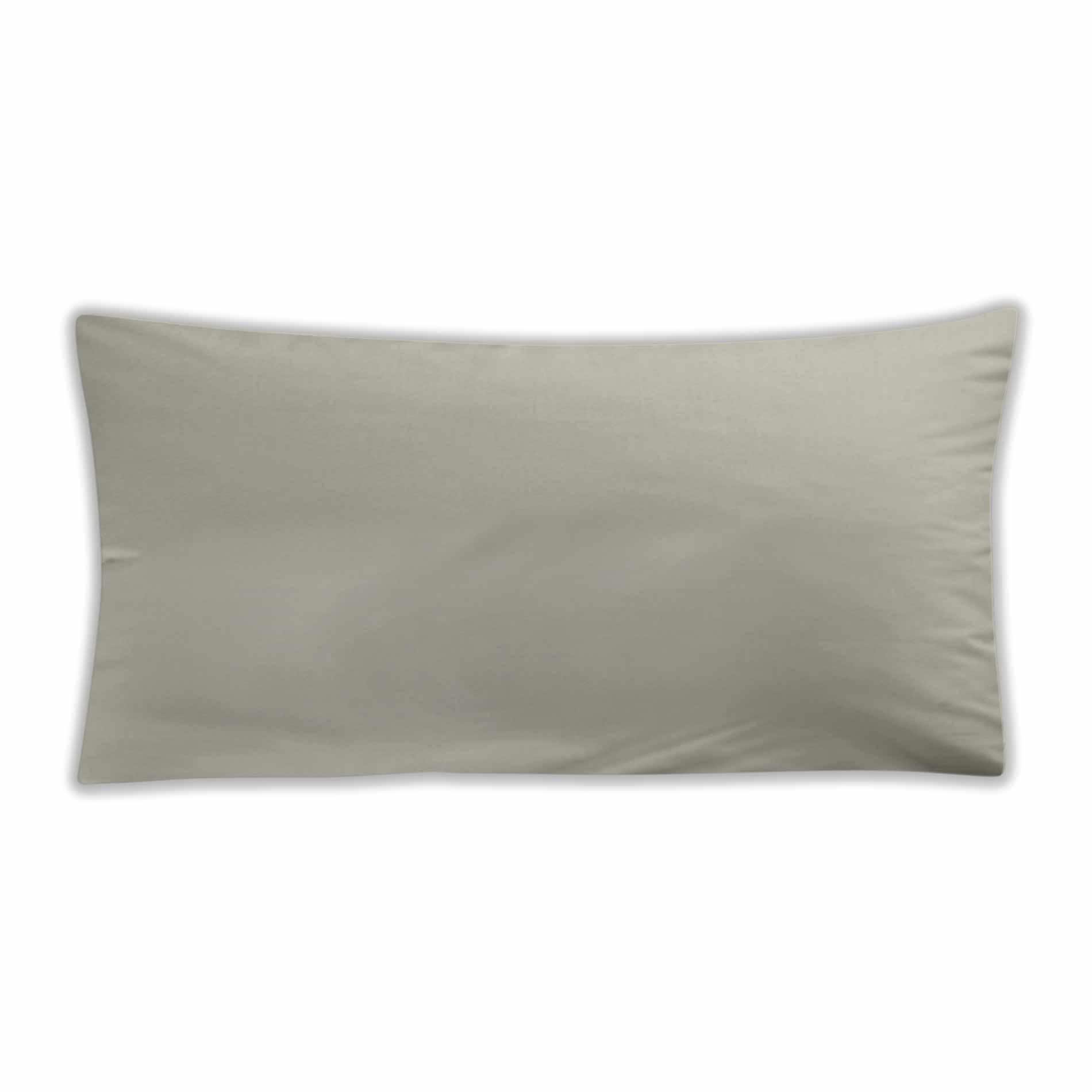 Kissenbezug IRISETTE, B:40cm L:80cm, grau, Baumwolle, Obermaterial: 95% Baumwolle, 5% Elasthan, Kissenbezüge, "Porto 20", besonders elastisch, weich,