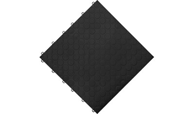 florco® Klickfliesen »spot,schwarz,40x40x1,8 cm«, (6 St.), 6 Stück/Pack (≈ 0,96 m²) kaufen