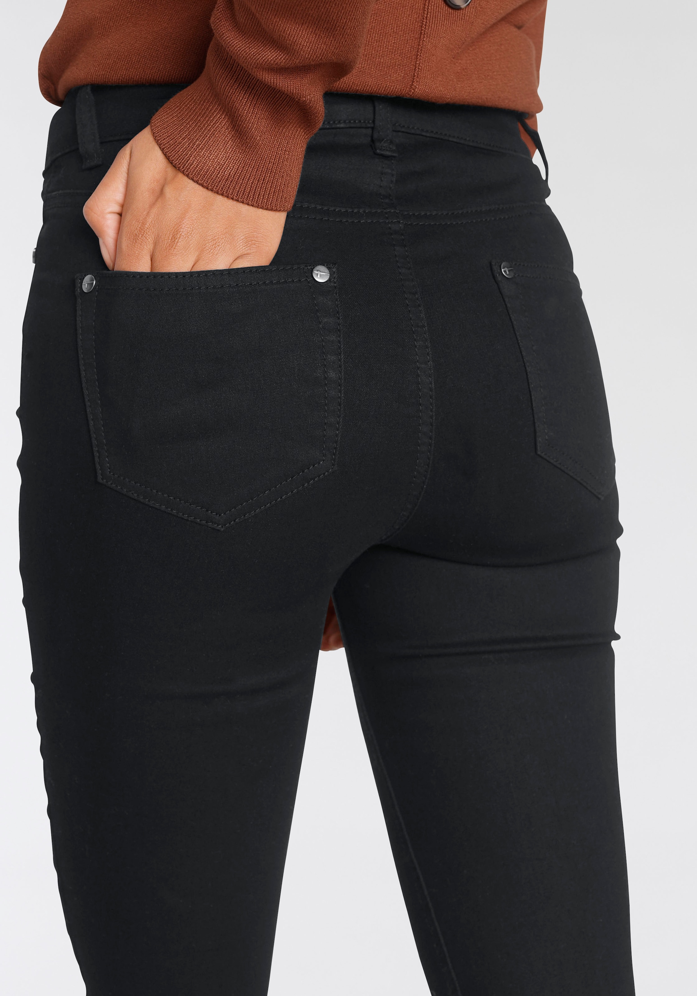 BAUR bestellen für im Tamaris High-waist-Jeans, Five-Pocket-Style |