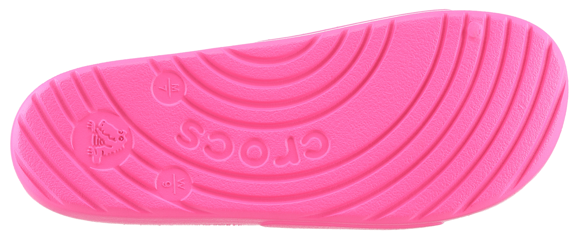 Crocs Pantolette »Crocs Slide«, Badeschuh, Schlappen, Strandschuh mit bequemem Fußbett