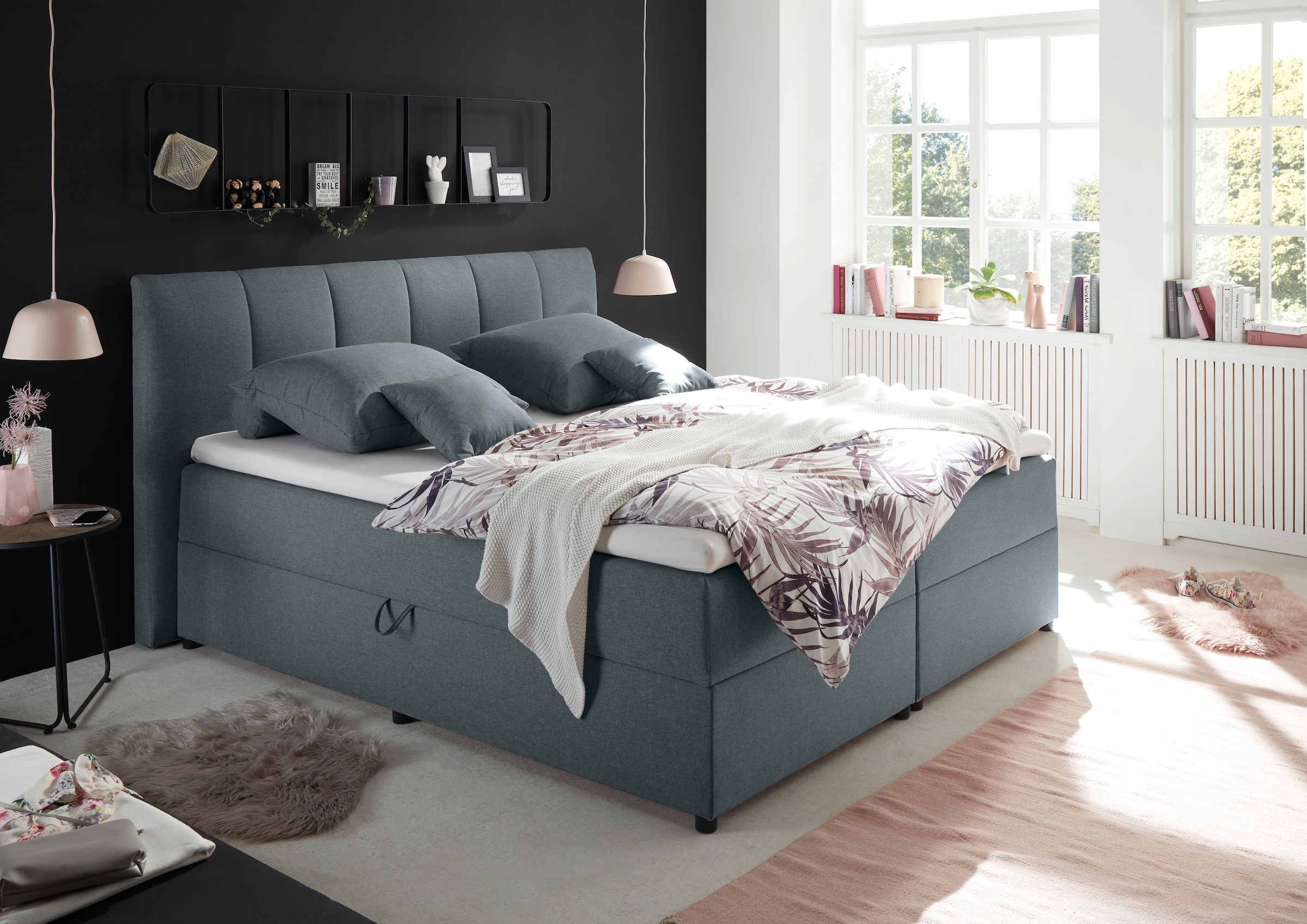 ED EXCITING DESIGN Boxbett »Granada«, inkl. Bettkasten und Topper