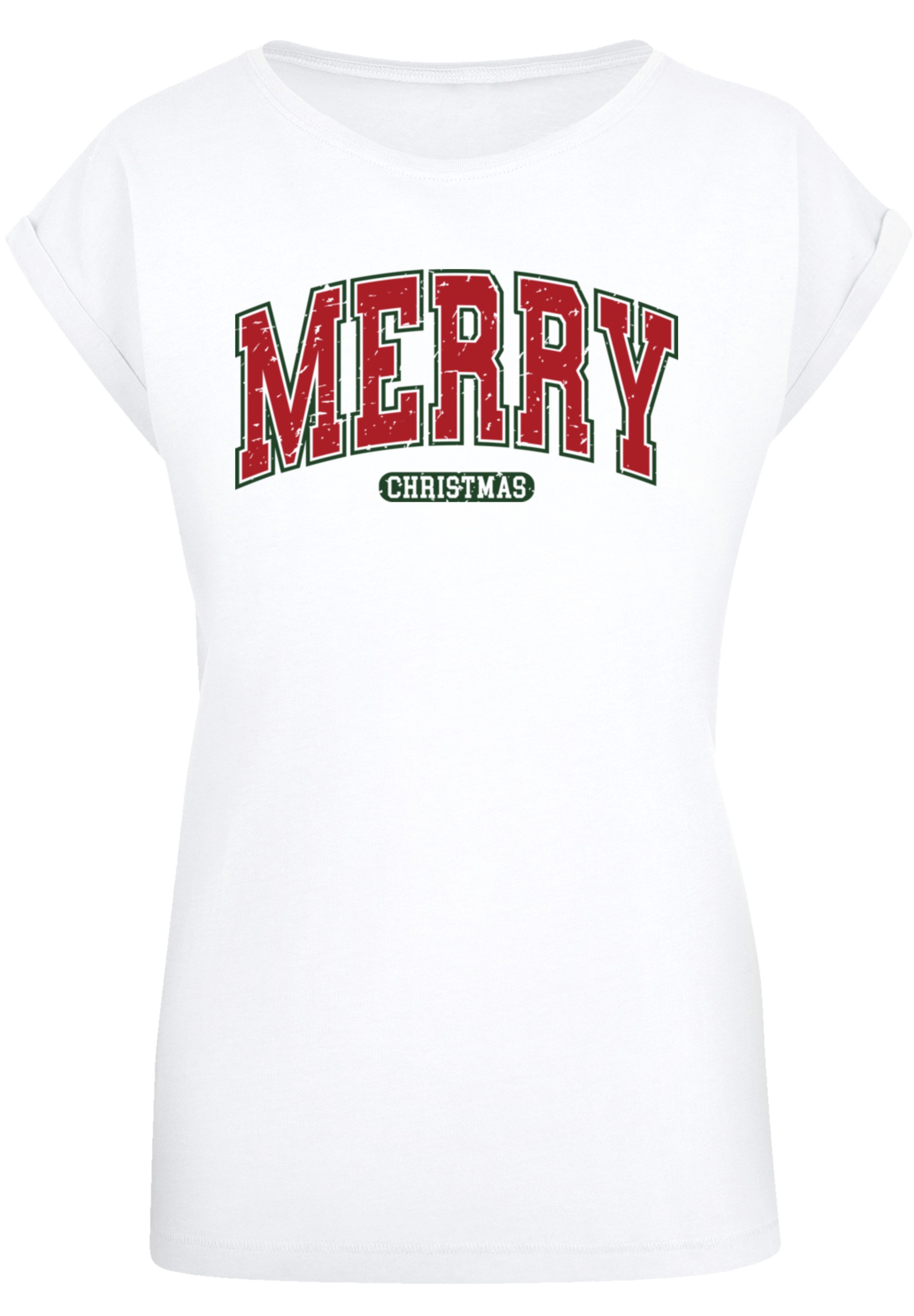 F4NT4STIC T-Shirt »Weihnachten Varsity Retro« Premium Qualität