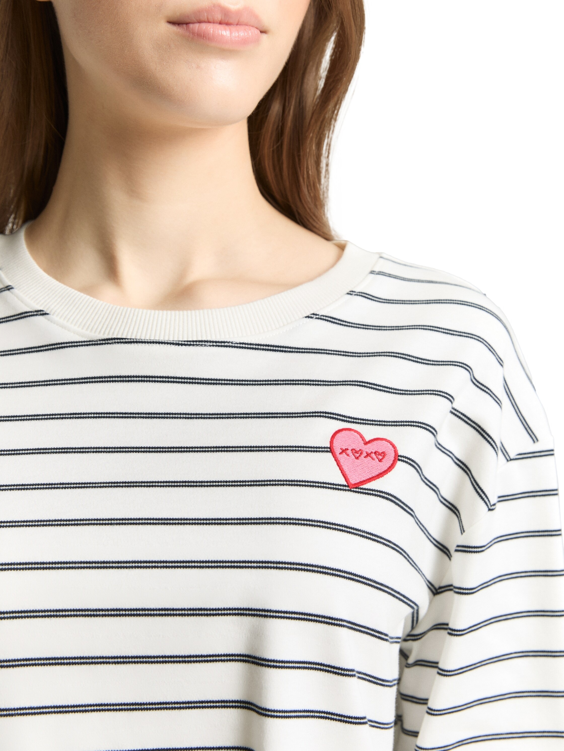 Thumbnail - TOM TAILOR Denim T-Shirt mit Streifen Muster