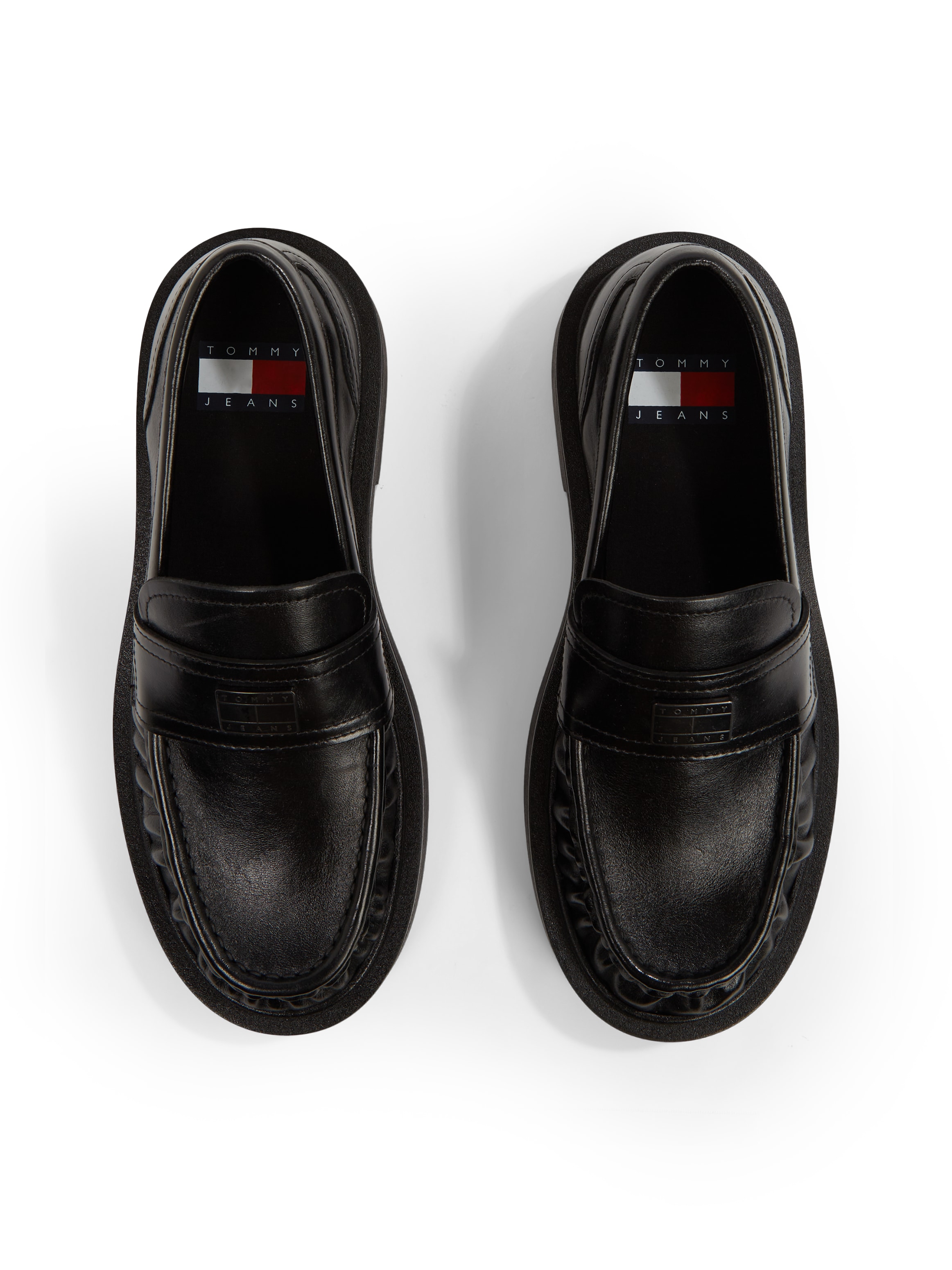 Tommy Jeans Loafer »TJW ORIGIN LOAFER«, Slipper, Halbschuh, Schlupfschuh, Businessschuh mit Zierriegel