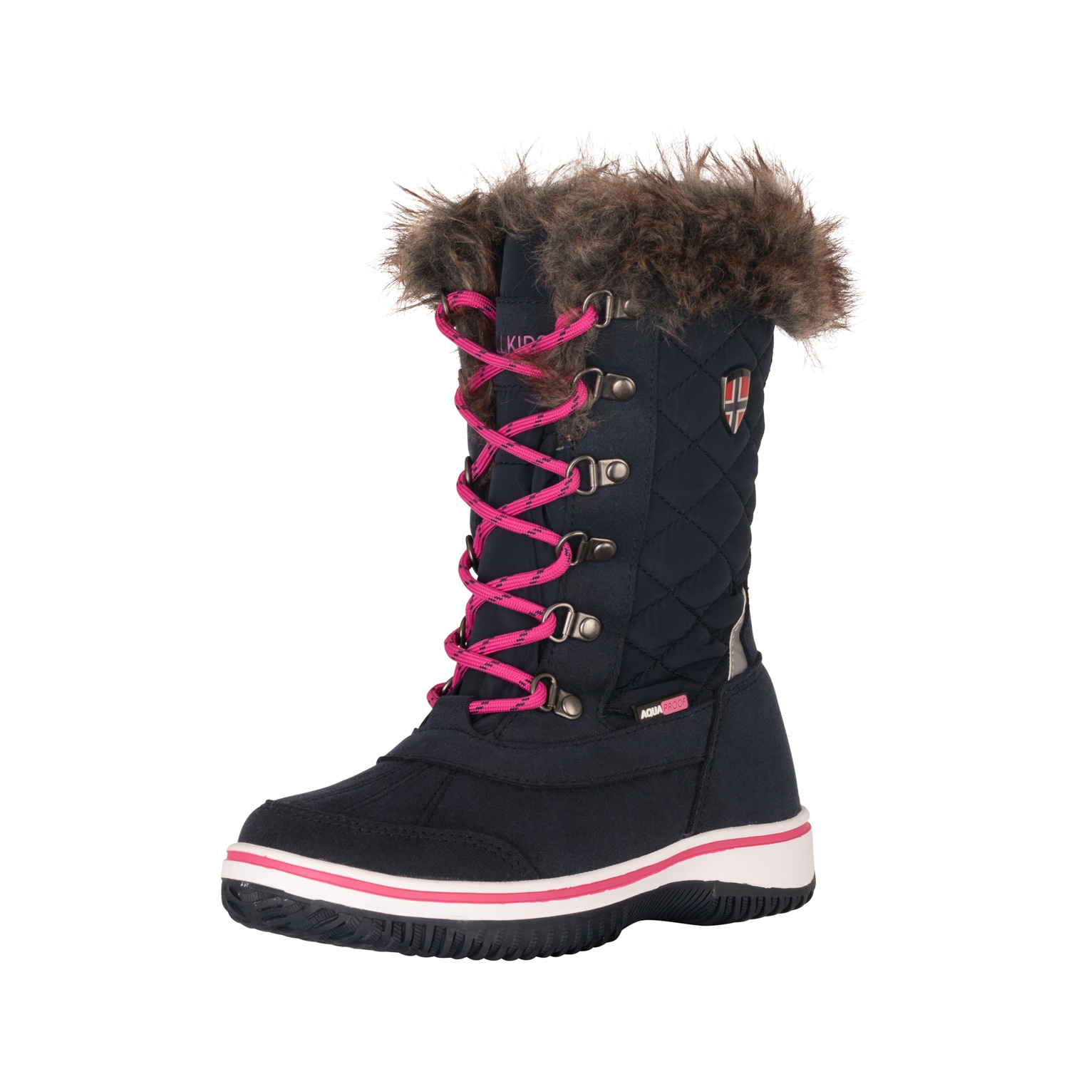 TROLLKIDS Winterstiefel "GIRLS HOLMENKOLLEN SNOW BOOTS XT" Winterschuhe, Winterboots, Snowboots, wasserdicht, reflektierend