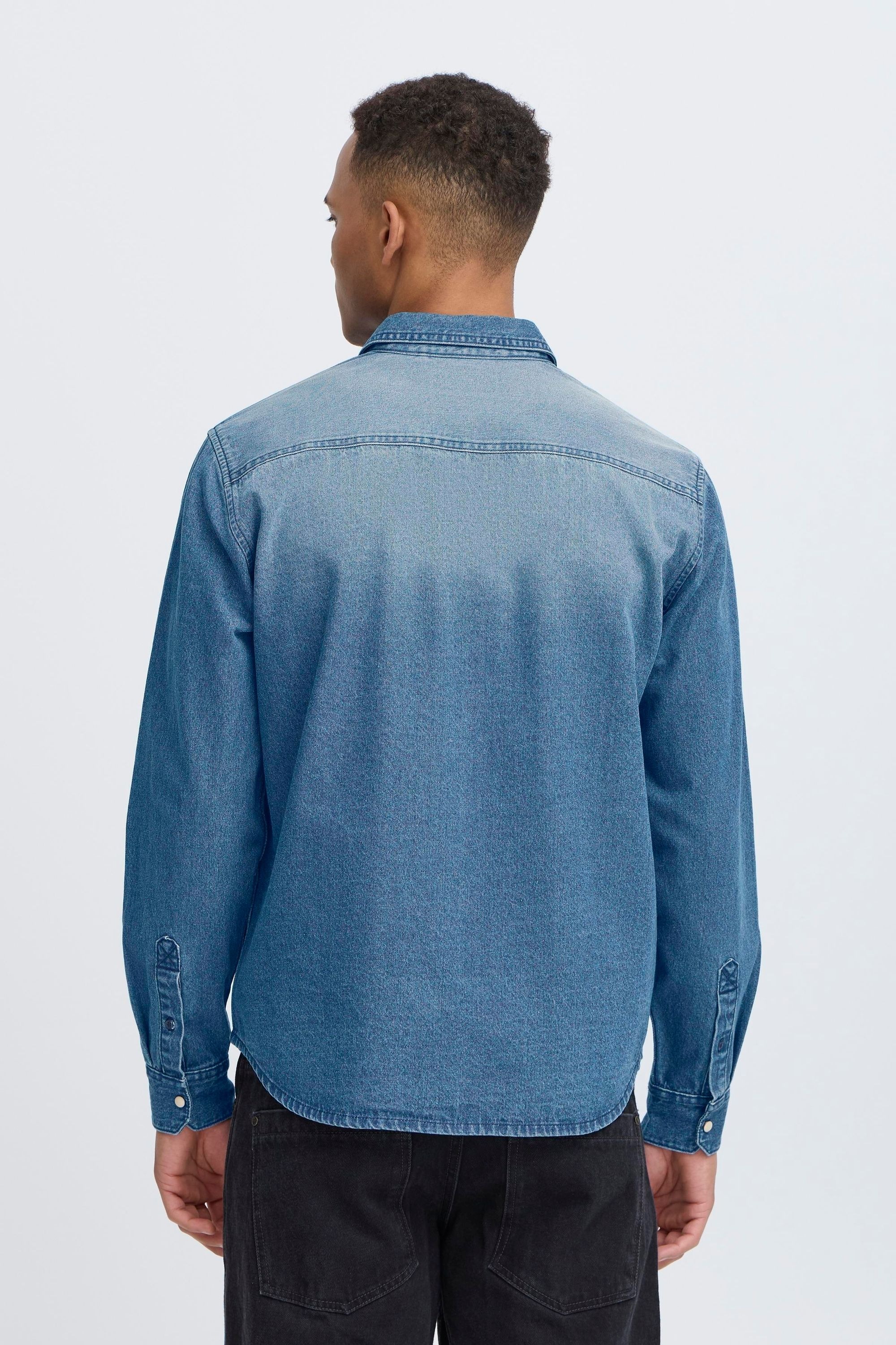 Blend BHDARGO Jeanshemd Blau Gr. L 3