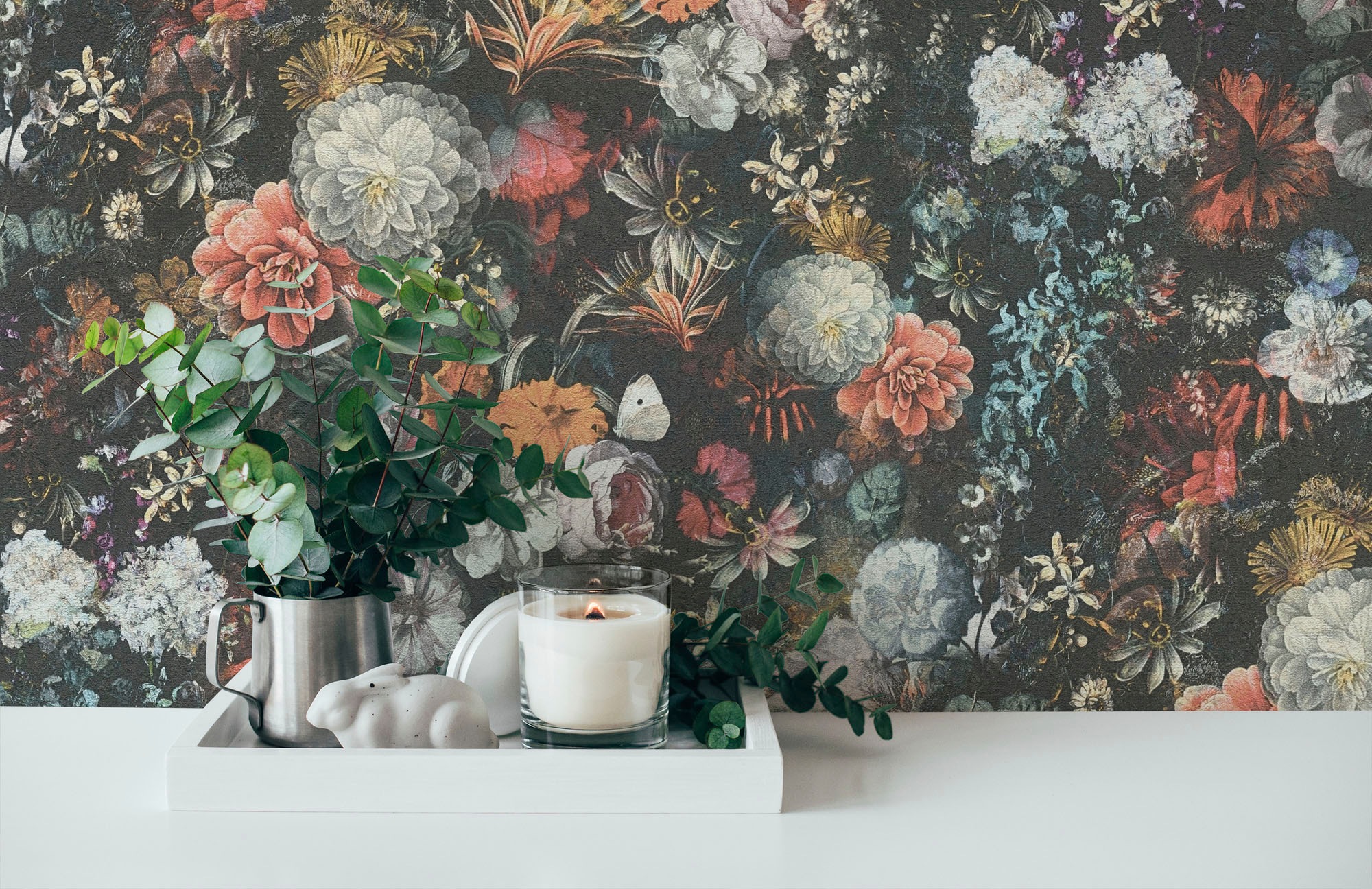 living walls Vliestapete auf Blumen Hari«, Rechnung »Mata BAUR | Florale Tapete geblümt-floral-natürlich