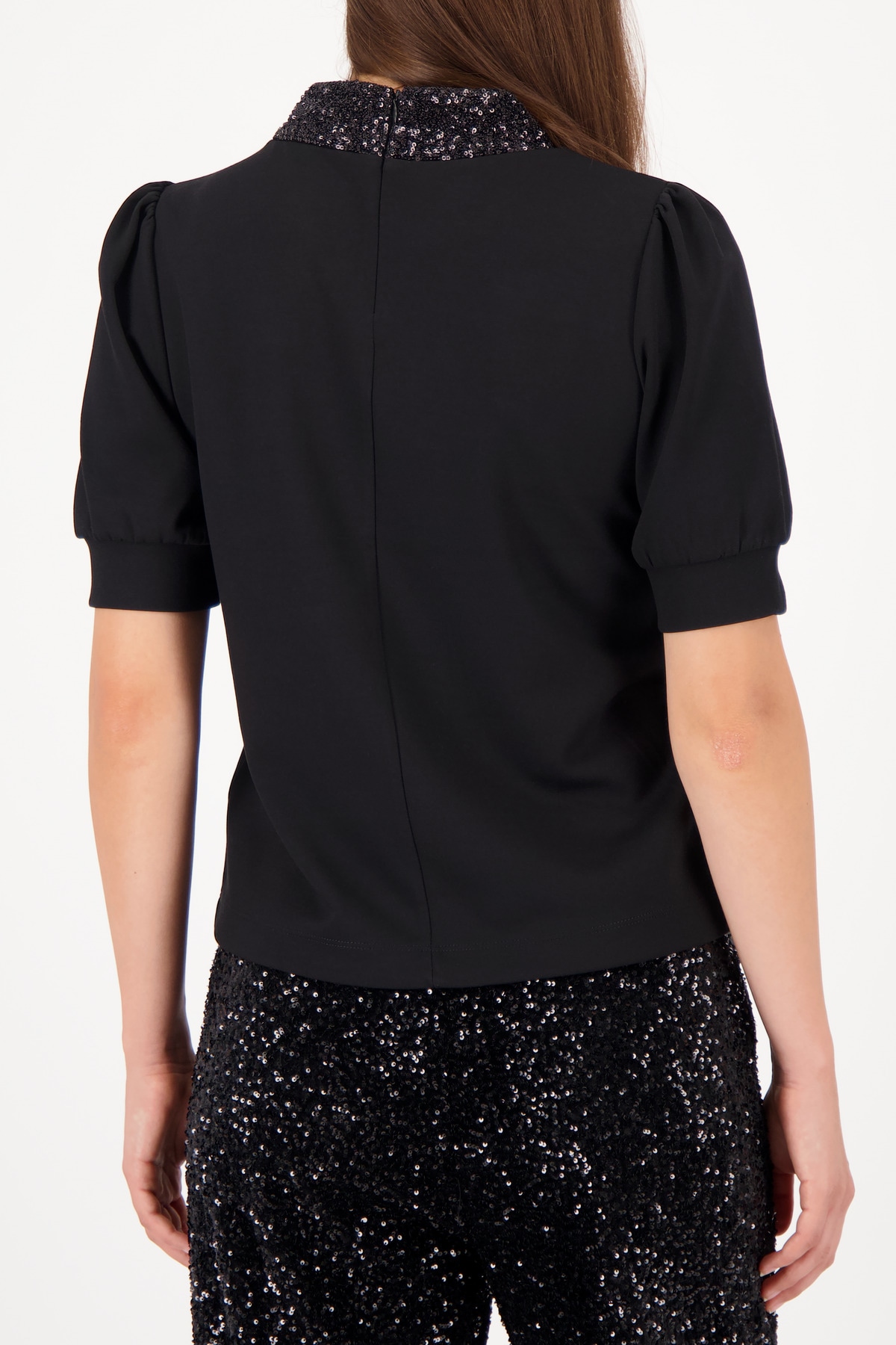 Monari Sweatshirt »Sweatshirt Schmuckkragen«
