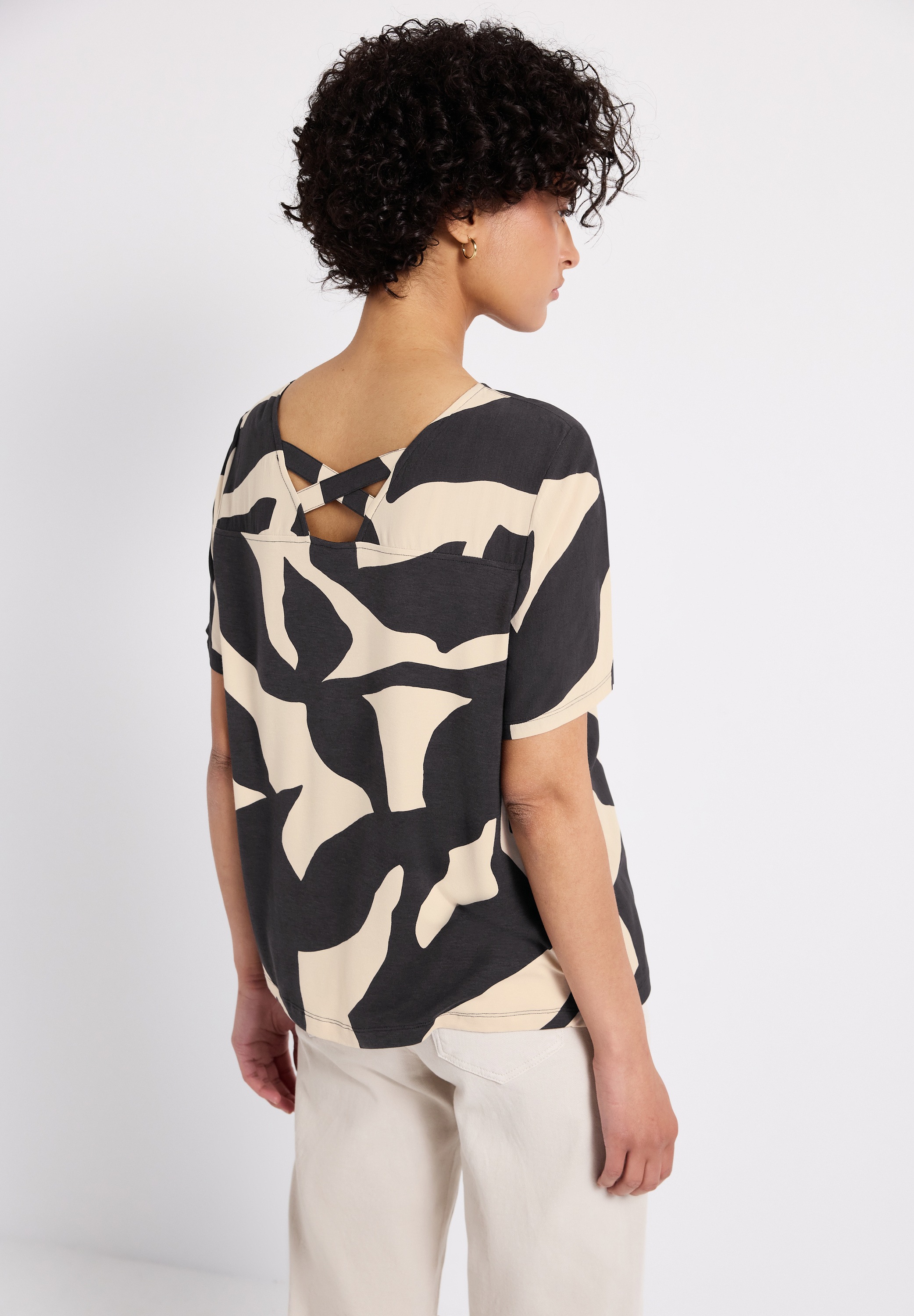 STREET ONE Print-Shirt, im angenehmen Materialmix günstig online kaufen