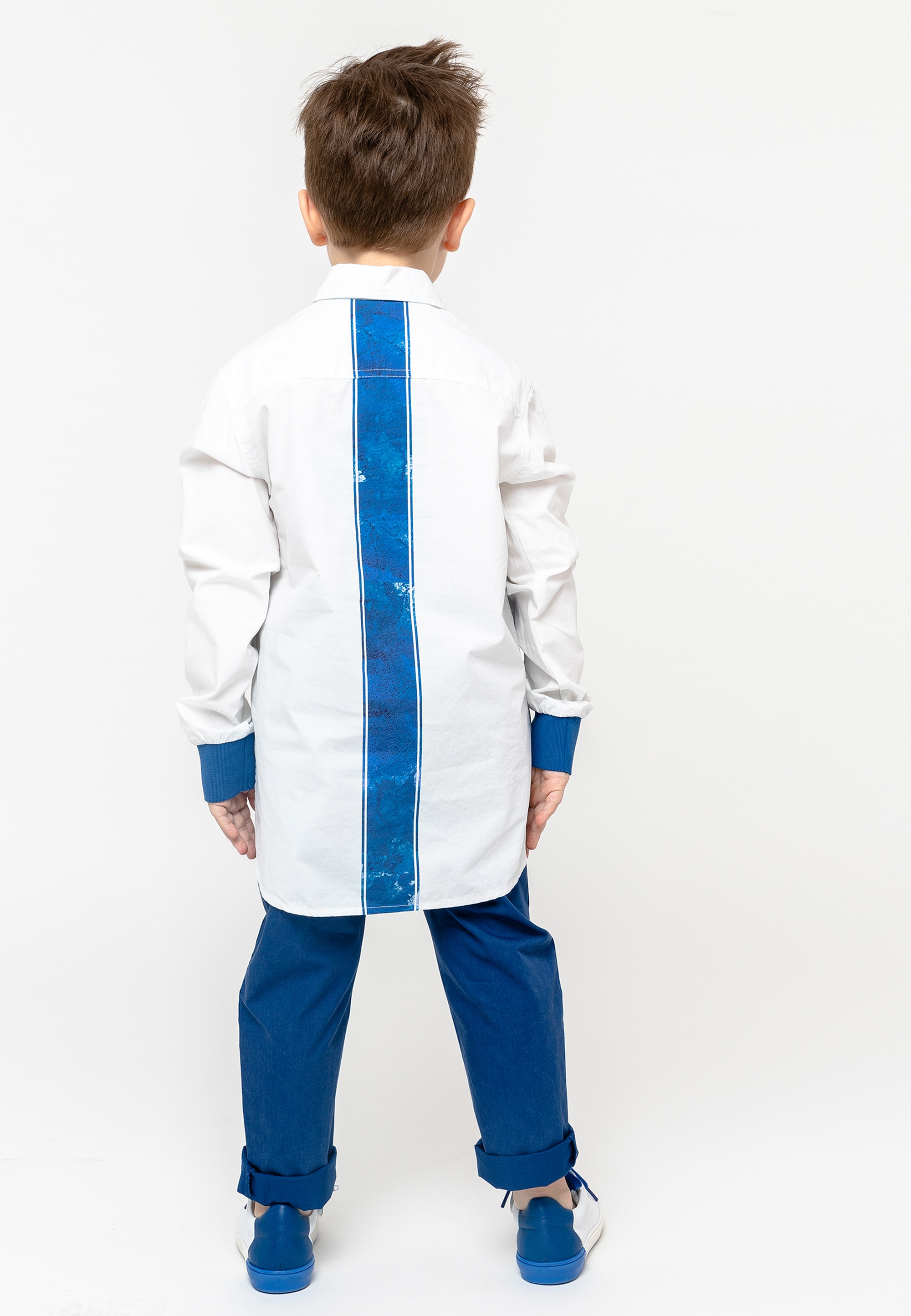 bestellen BAUR Kontrast-Elementen trendigen Langarmhemd, Gulliver online | mit
