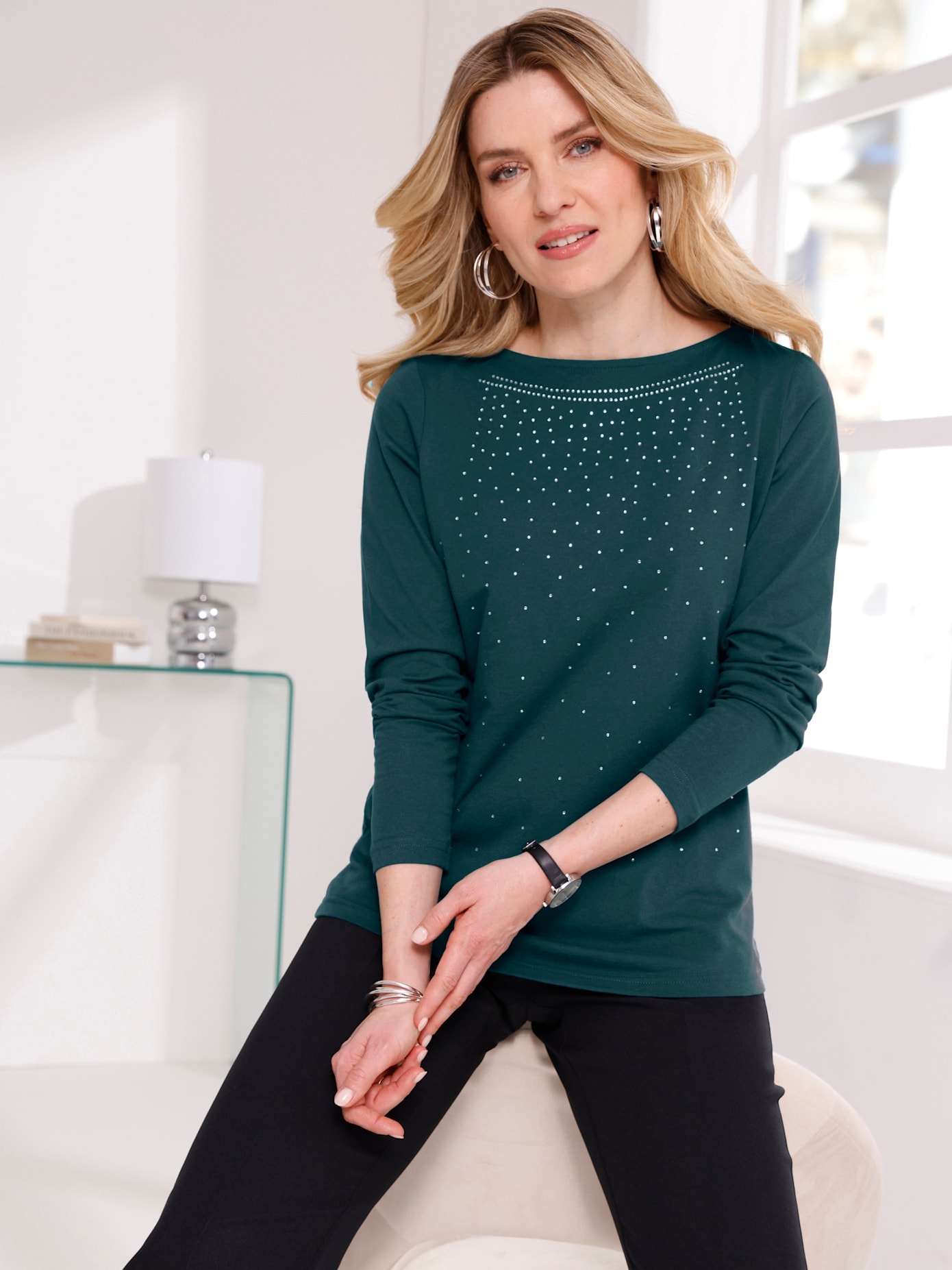 Classic Basics Langarmshirt "3/4-Arm-Shirt" 1