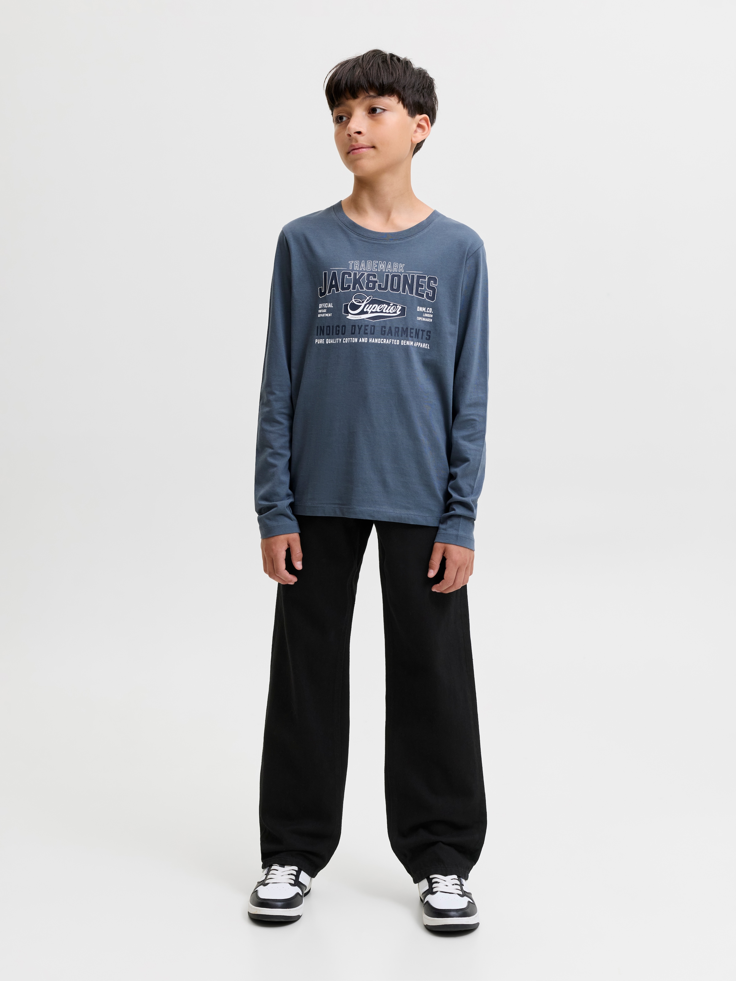 Jack & Jones Junior Loose-fit-Jeans »JJICHRIS JJORIGINAL SQ 740 SN JNR« Baumwolle, loose fit