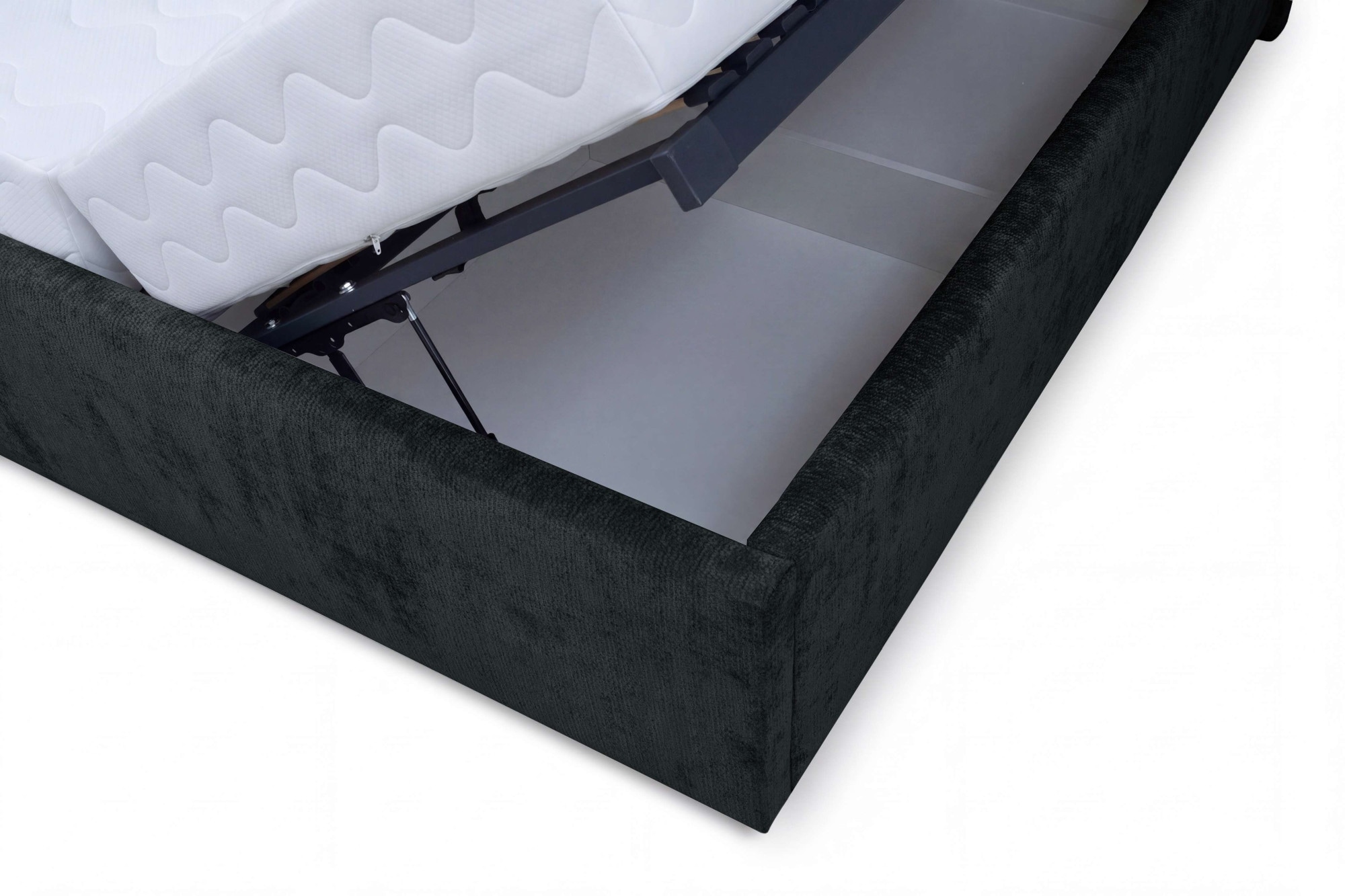 OTTO home Polsterbett »Vyllo, Doppelbett, Federkernbett, Komforbett, 160, 180 cm, Bettkästen« Mit 5-Zonen-TFK-Matratze H3, Lattenrost, Eicheapplikationen