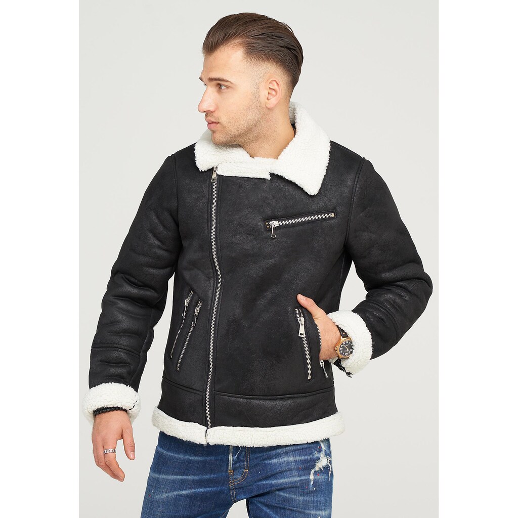 behype Lederimitatjacke »MJNOHAR«