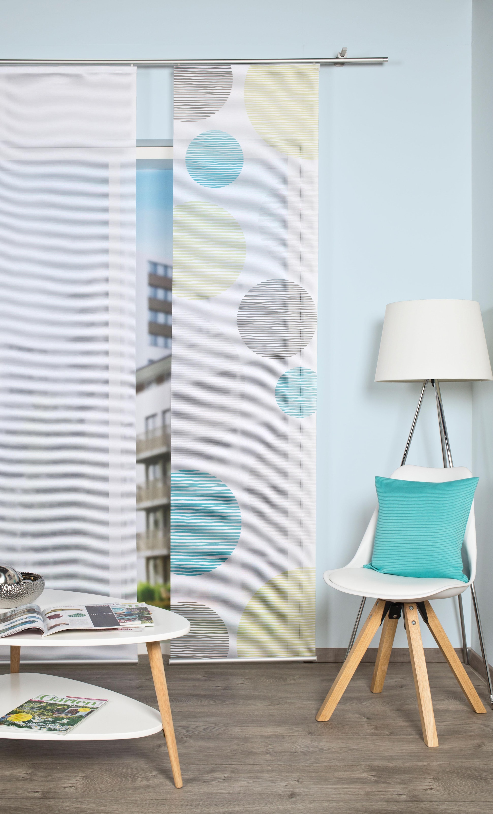 Vision S Schiebegardine "BORDEN" Paneelwagen 1 Stk. tlg. HxB: 260x60, Schie günstig online kaufen