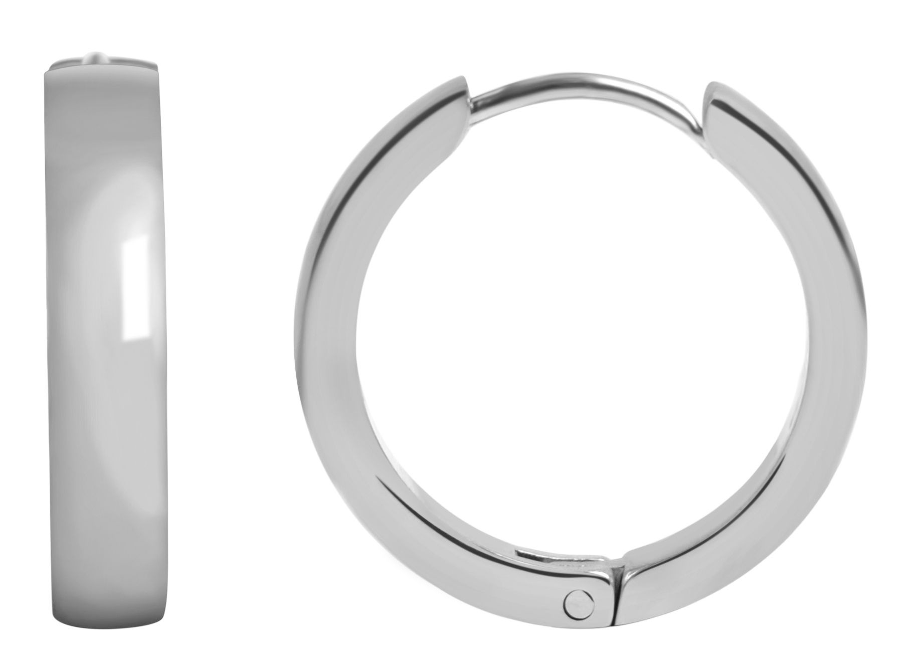 Adelia´s Klappcreolen »Damen Ohrringe – Klappcreole aus Edelstahl« Ideal als Geschenk zum einen besonderen Tag