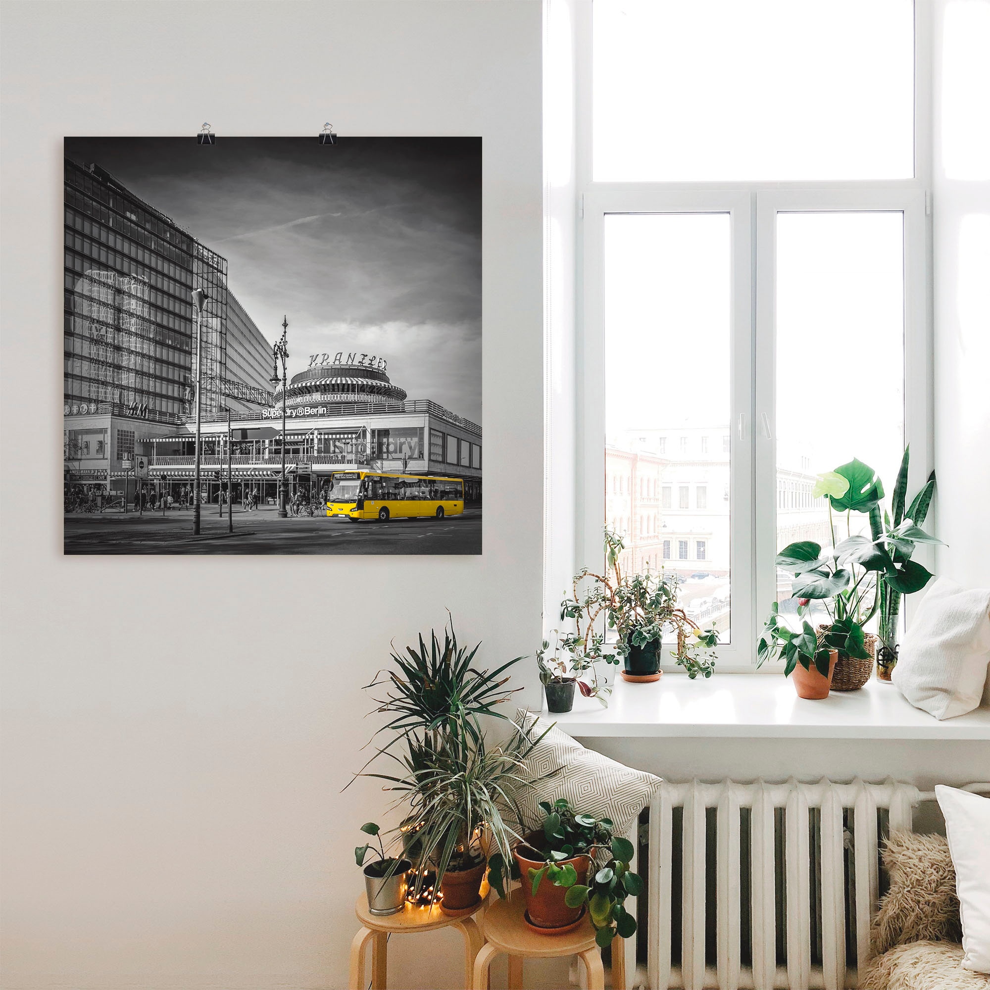 Artland Wandbild »Berlin City-West«, Deutschland, (1 St.), als Alubild, Outdoorbild, Leinwandbild in verschied. Größen
