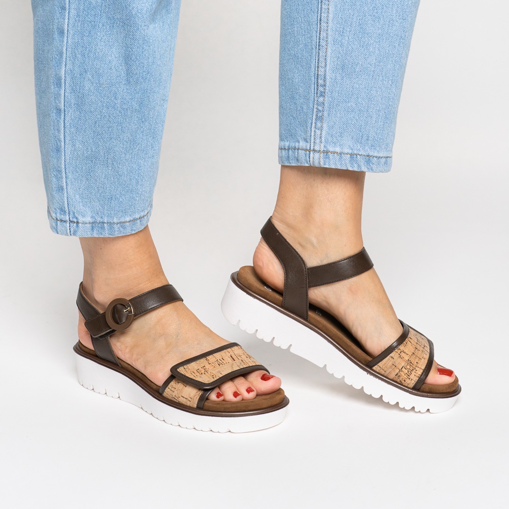 Ara Keilsandalette "BILBAO" Plateau, Riemchensandale mit Klettverschlüsse, günstig online kaufen