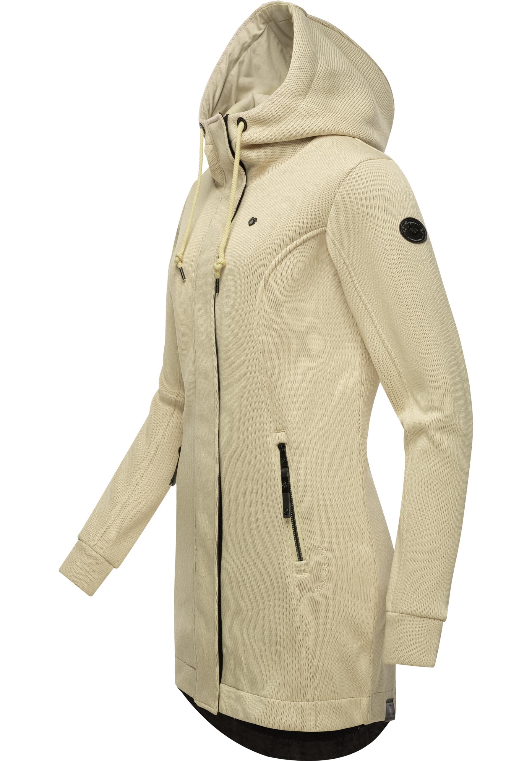 Ragwear Kapuzensweatjacke "Letti Bonded" Sportliche Kapuzenjacke in Feinstr günstig online kaufen