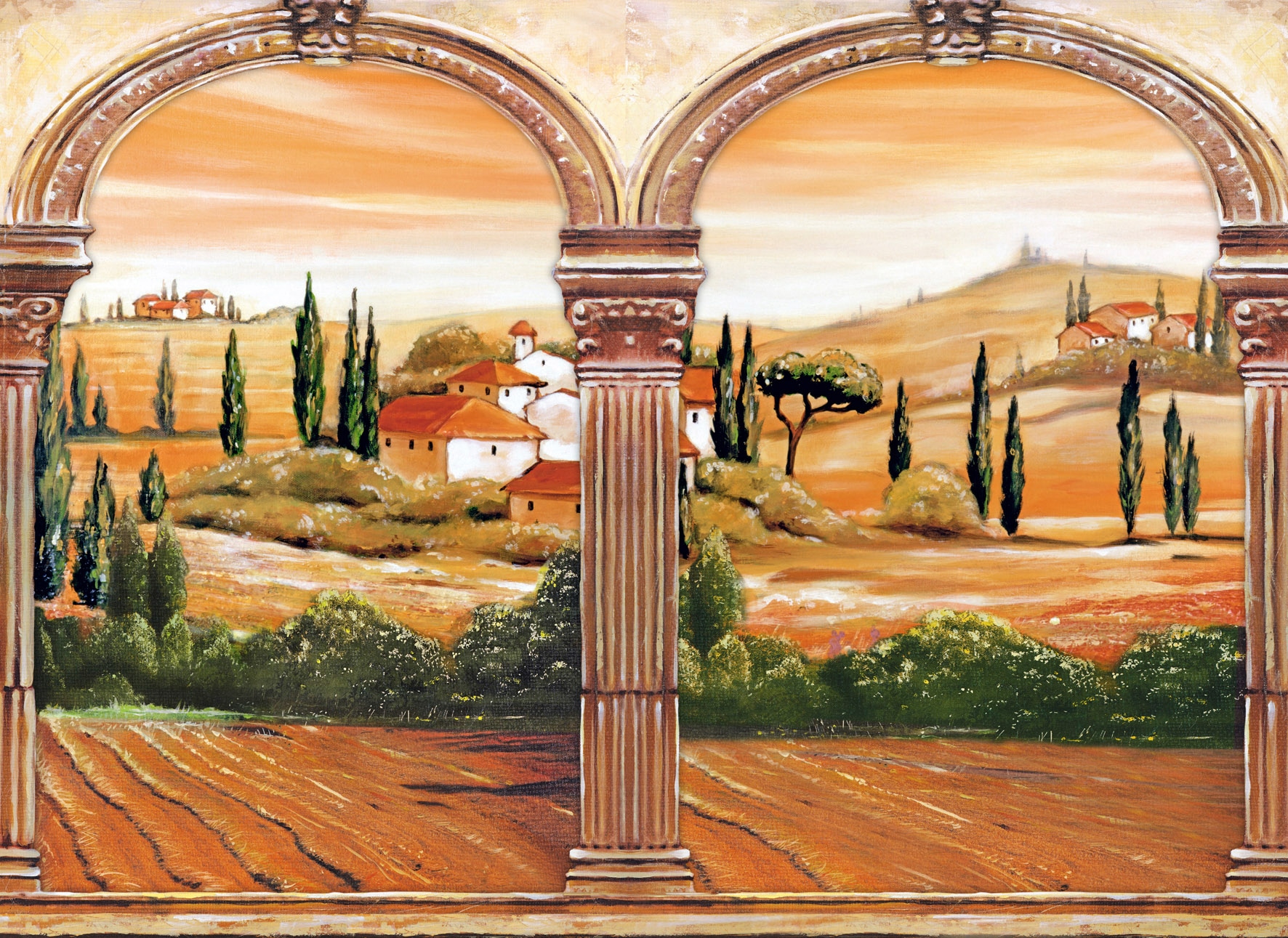 Papermoon Fototapete »Tuscany« glatt