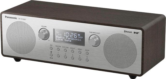 Panasonic Radio »RF-D100BTEGT«, (Bluetooth Digitalradio (DAB+)-FM-Tuner mit RDS 10 W)