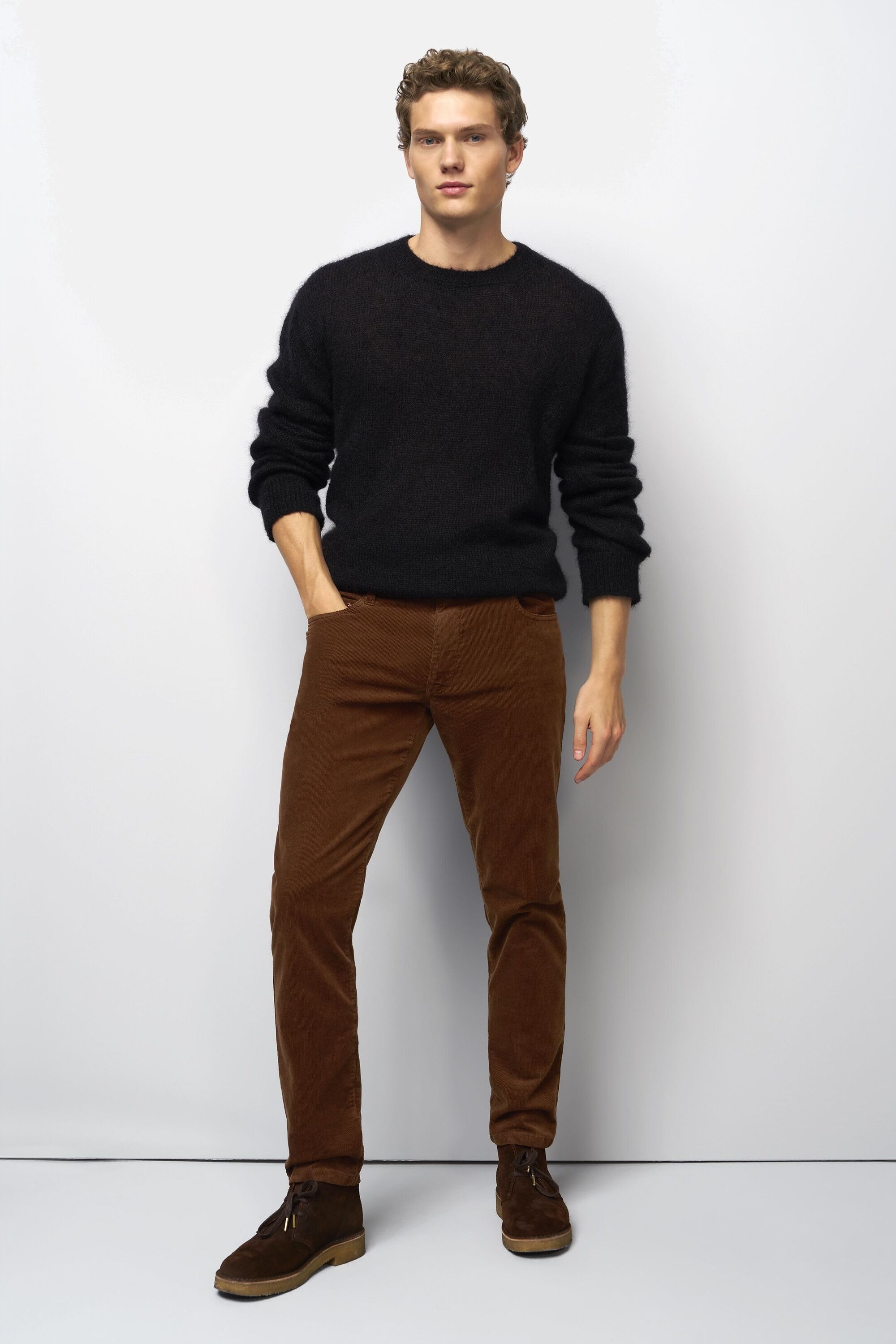 MEYER Chinos "M5 Five Pocket" M5 Five aus Casual Cord