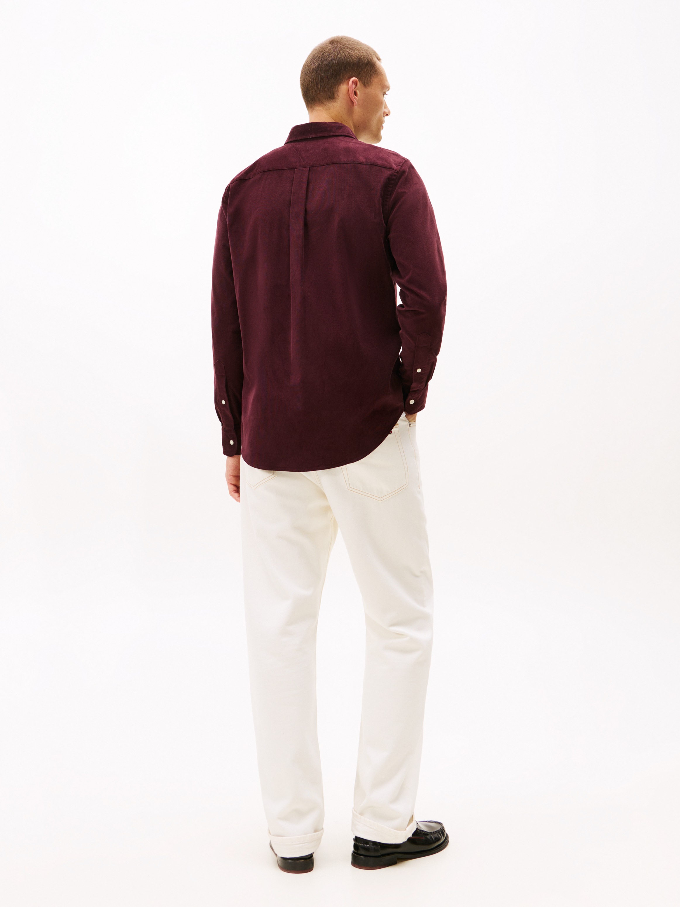 Tommy Hilfiger Langarmhemd »SOLID CORDUROY SHIRT«, Regular fit