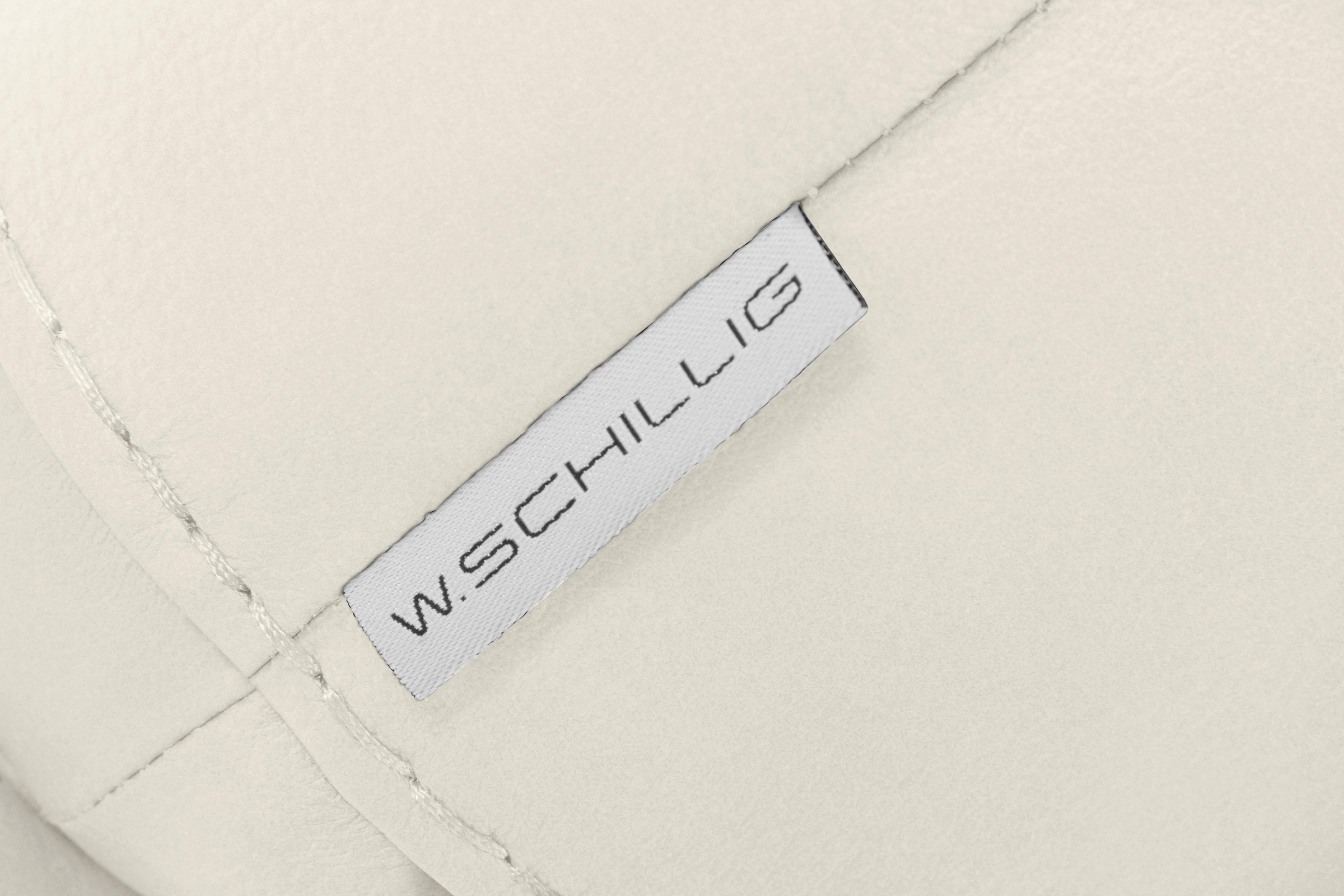 W.SCHILLIG Hocker »montanaa« mit Metallkufen in Schwarz pulverbeschichtet, Breite 141 cm